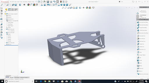 Frame for original prototype
