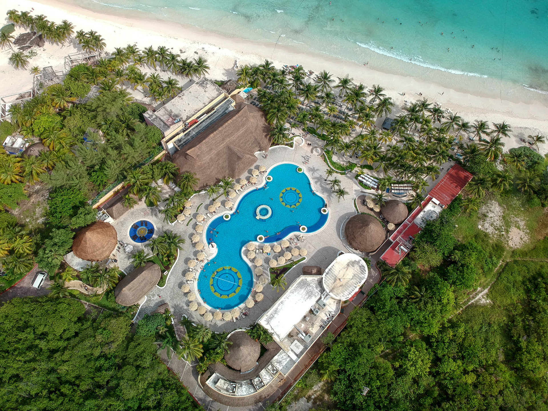 Bird’s eye view CRT pool