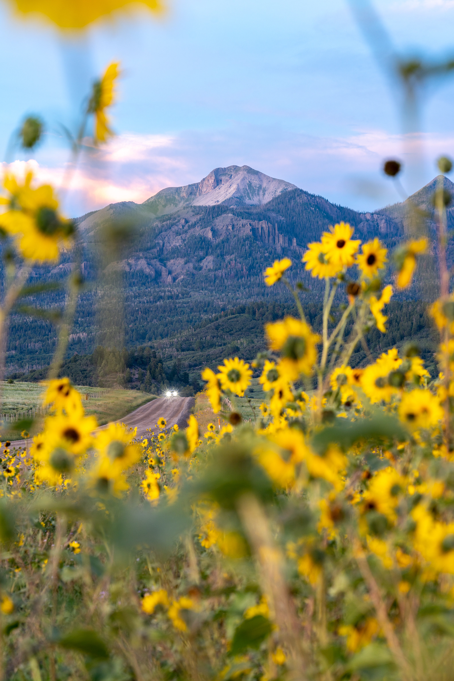 2022 - Pagosa Peak from Piedra Road