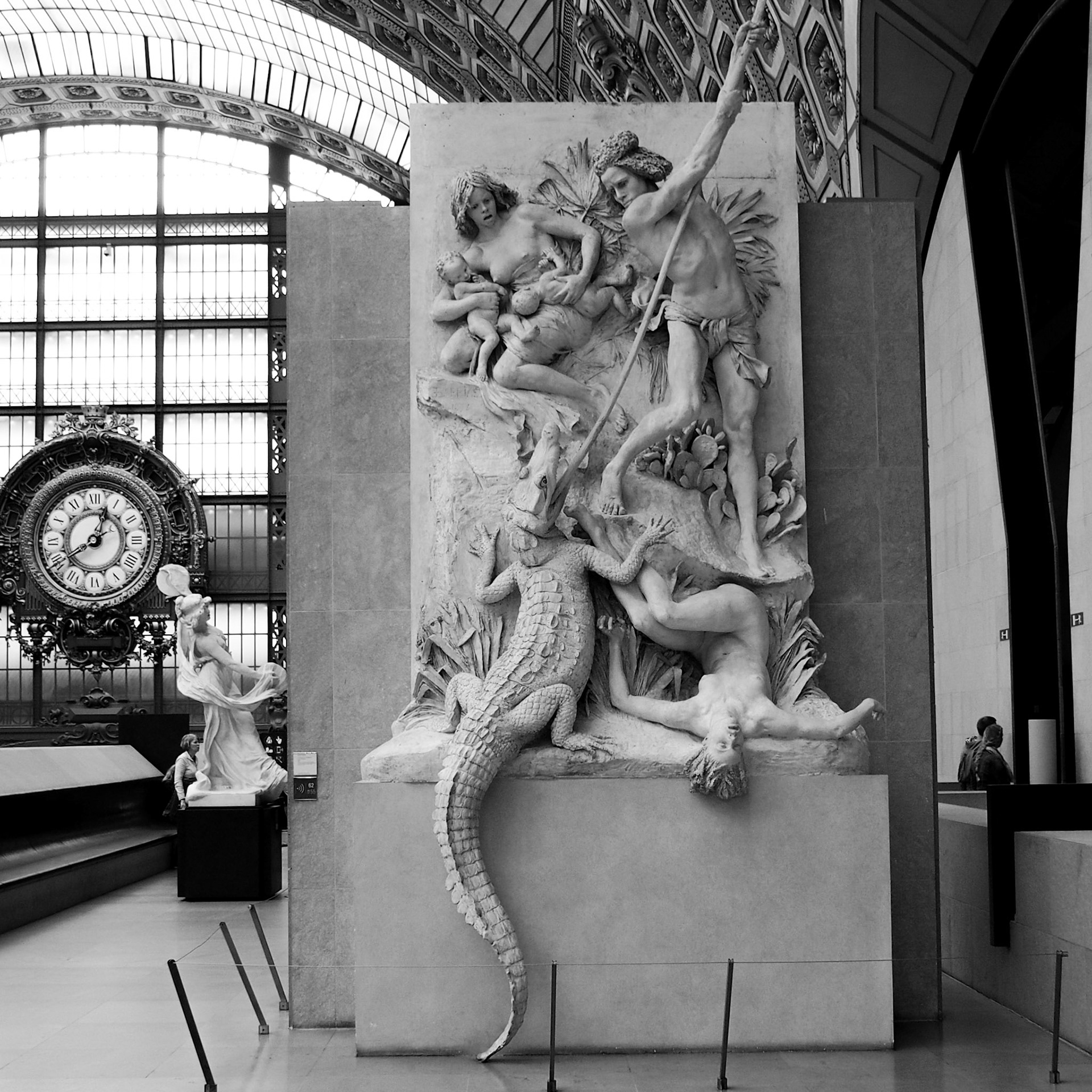 Les chasseurs d'Alligators by Louis-Ernest Barrias, Musée d'Orsay, Paris, ©2015 Dirk Banda