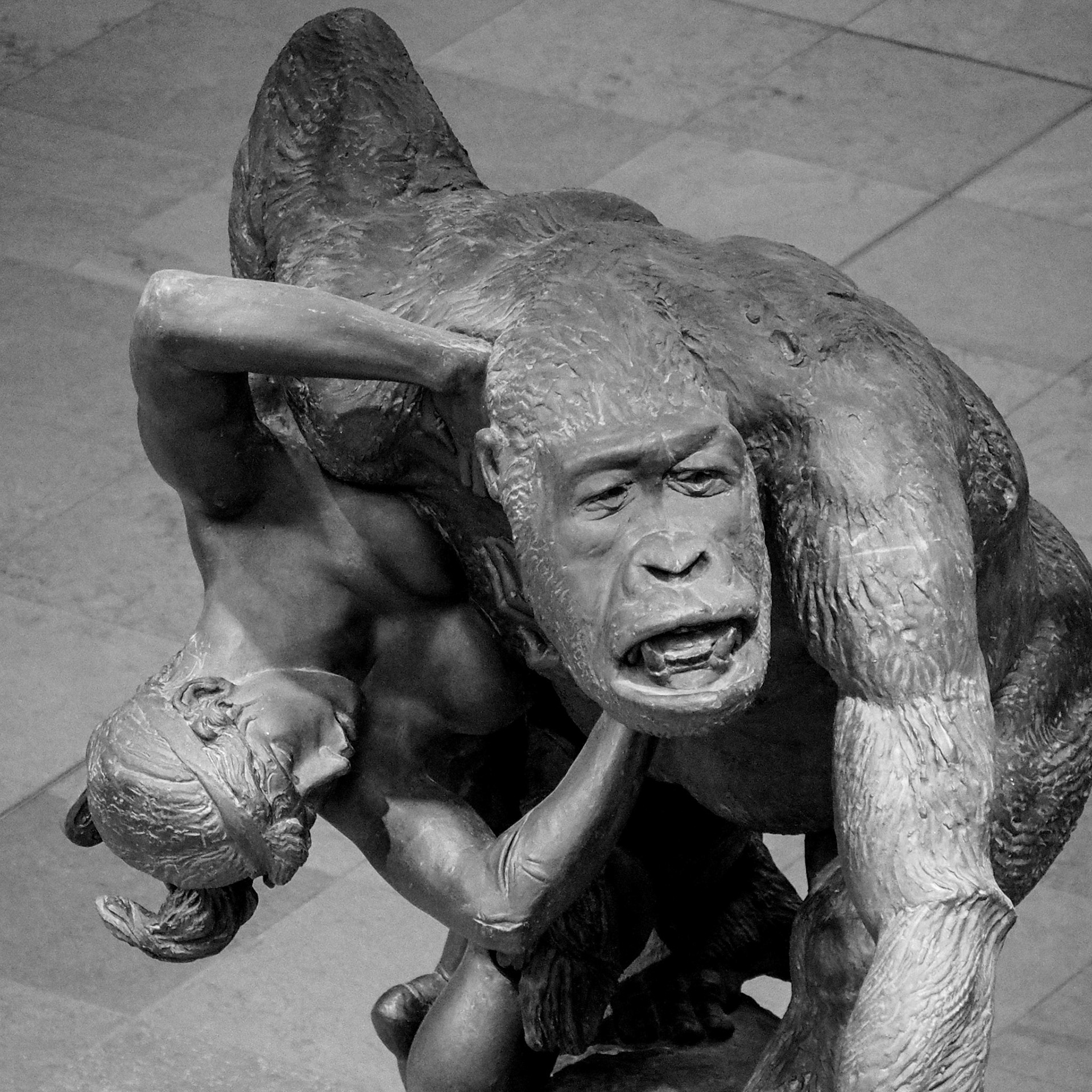 Gorilla Carrying Off a Stone Age Woman by Fremeit, Musée d'Orsay, Paris, ©2015 Dirk Banda