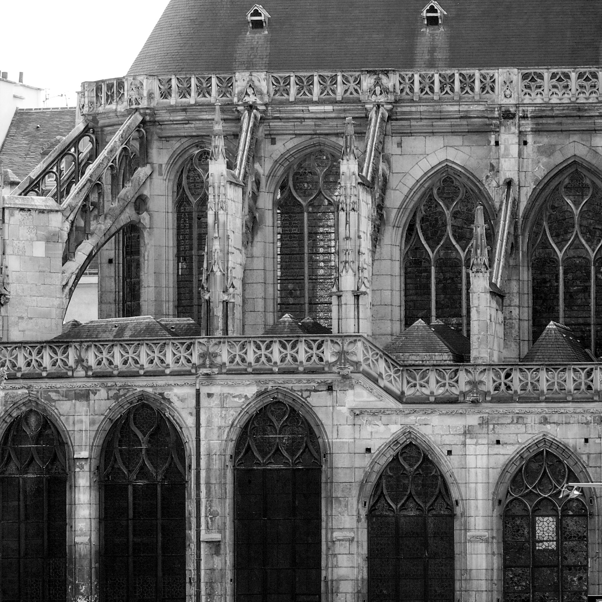 Gothic Arches near Centre Pompidou, Paris, ©2015 Dirk Banda