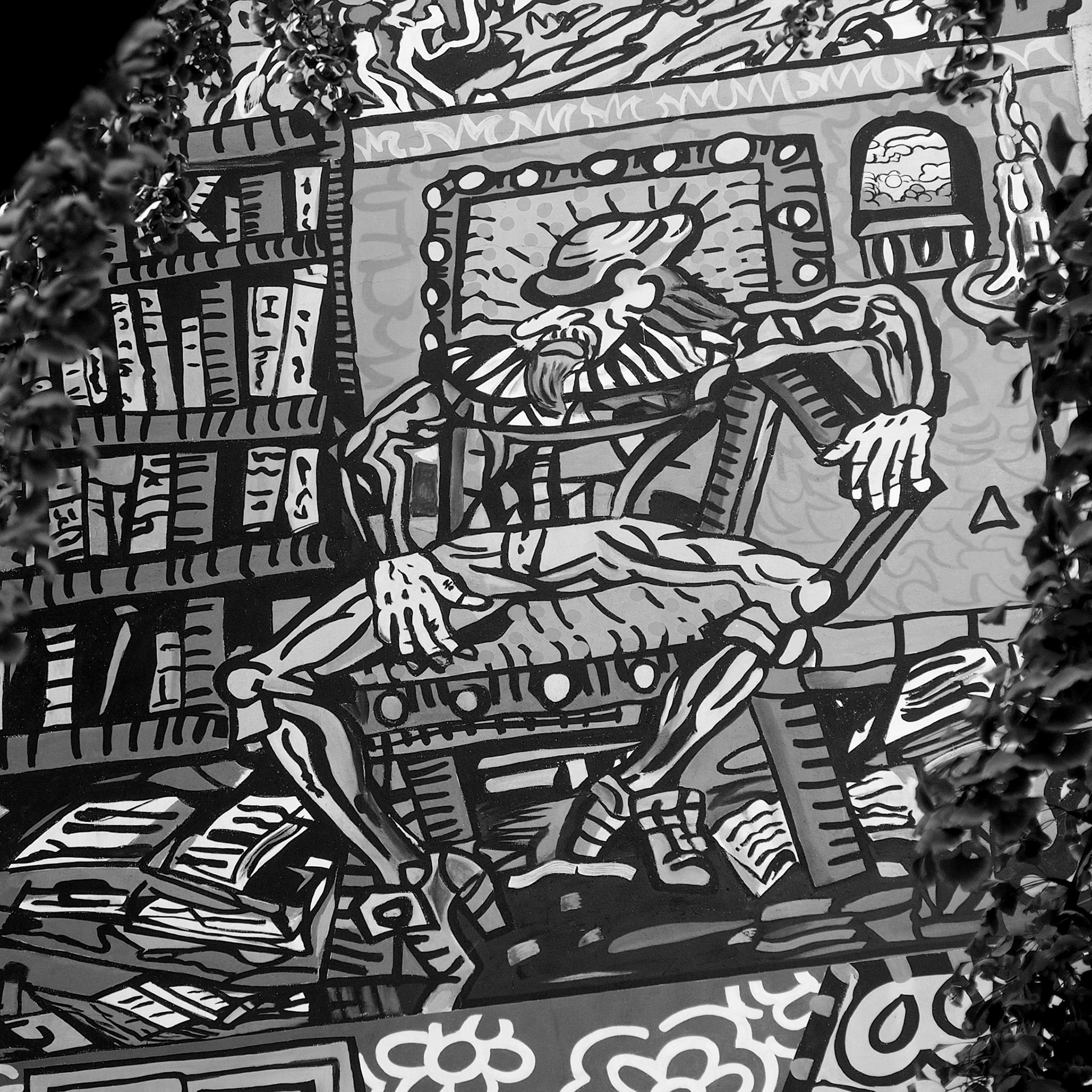 Mural, Rue des Archives, Paris, ©2015 Dirk Banda