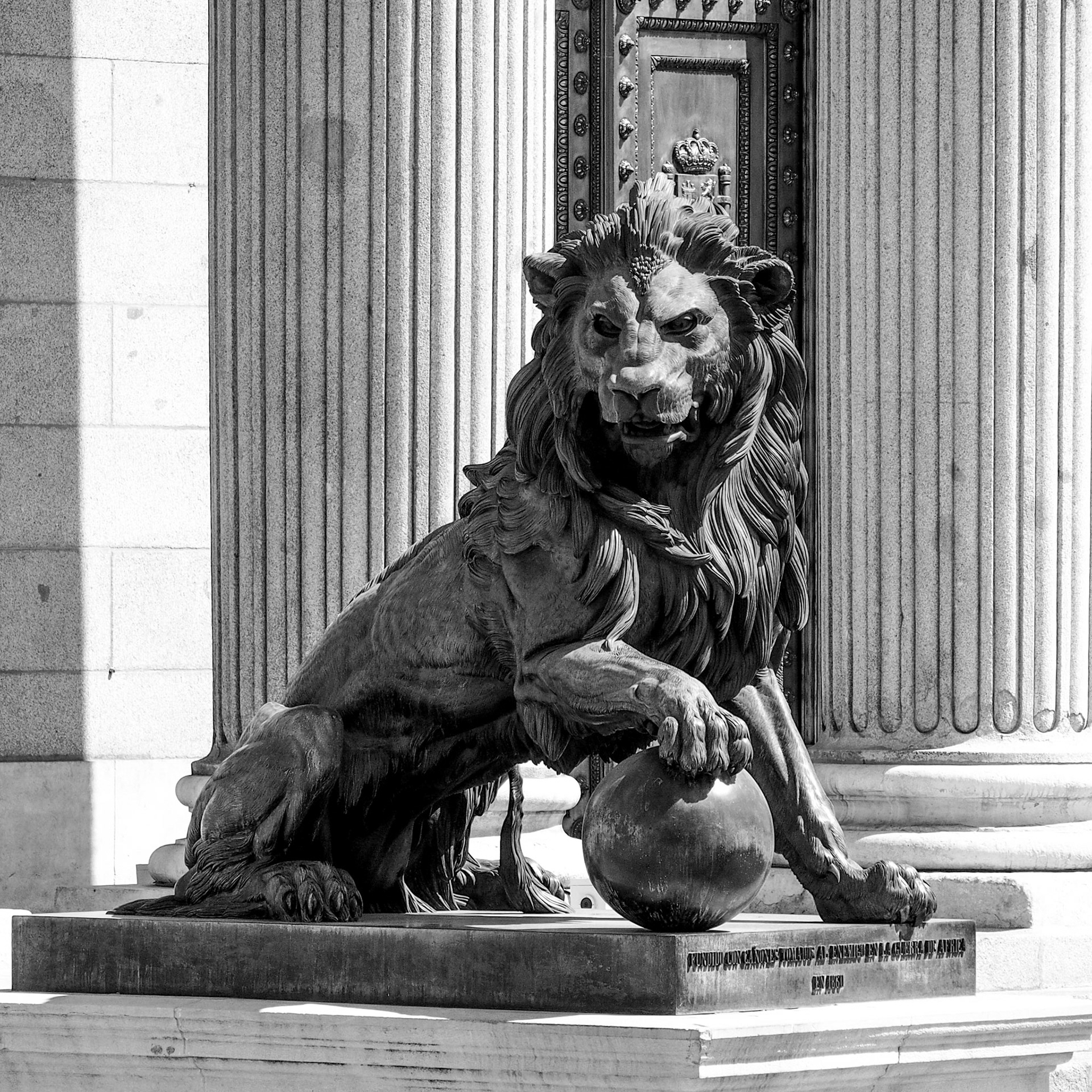 Lion, Congreso de los Diputados, Madrid, ©2015 Dirk Banda