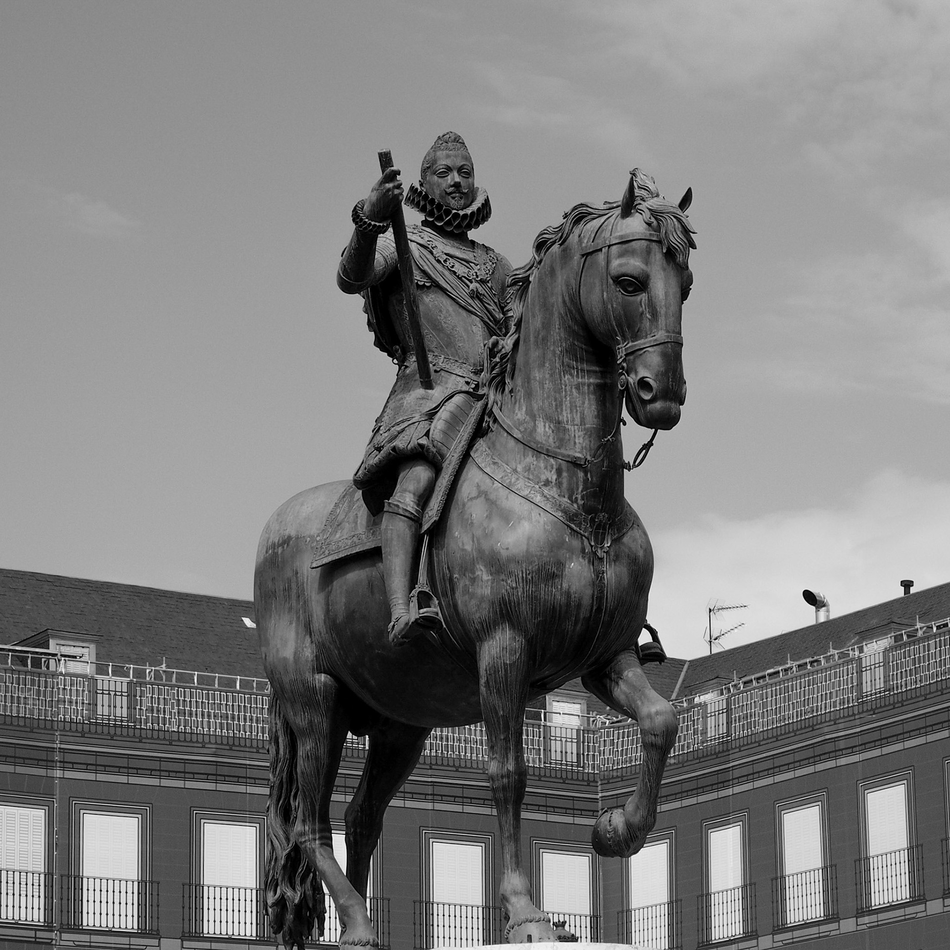 King Philip III, Plaza Mayor, Madrid, ©2015 Dirk Banda
