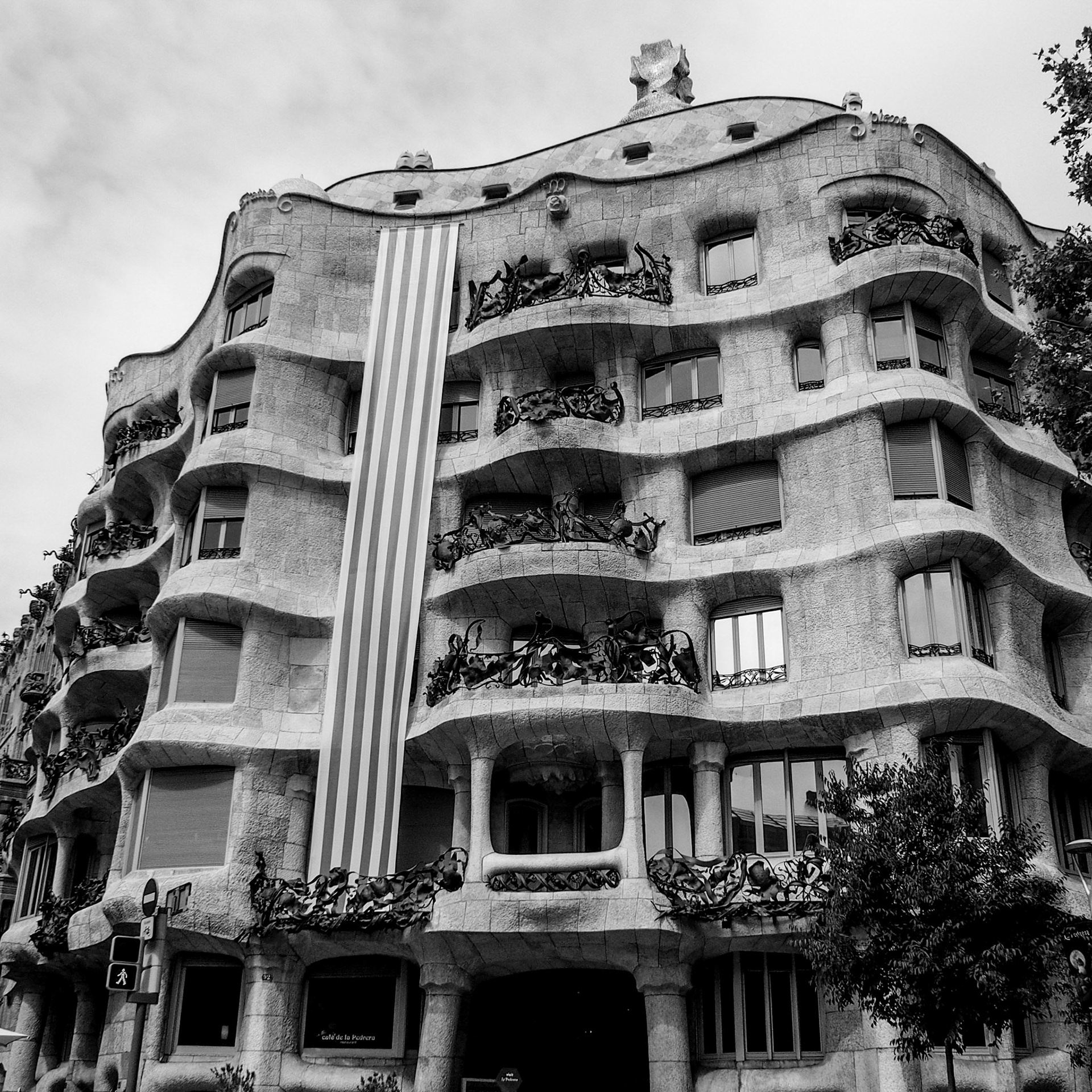 Casa Mila by Gaudi, Barcelona, ©2015 Dirk Banda