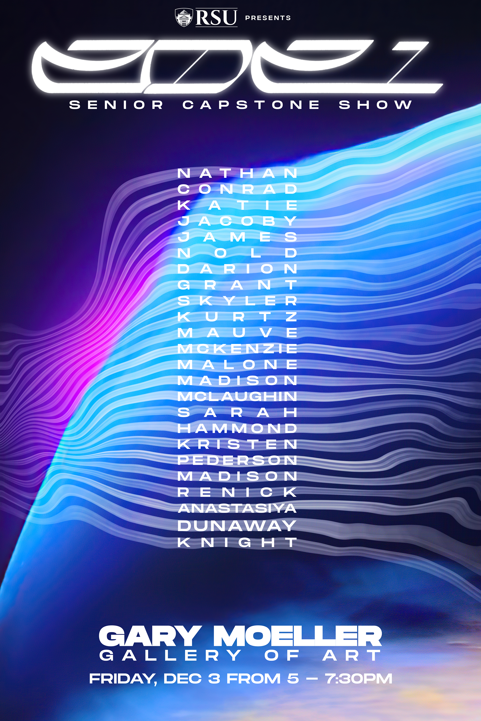 "2021 Senior Capstone Show" Promotional Poster