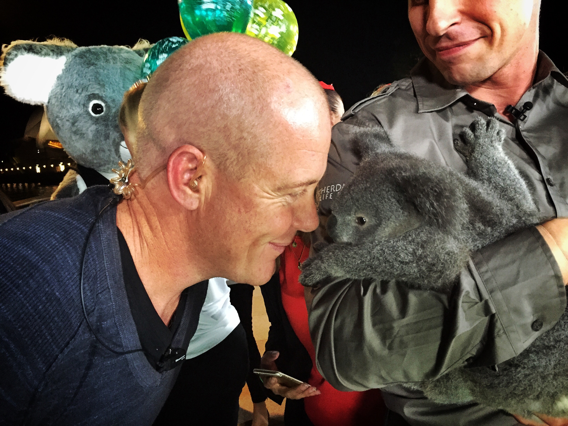 On set, Sydney Opera House