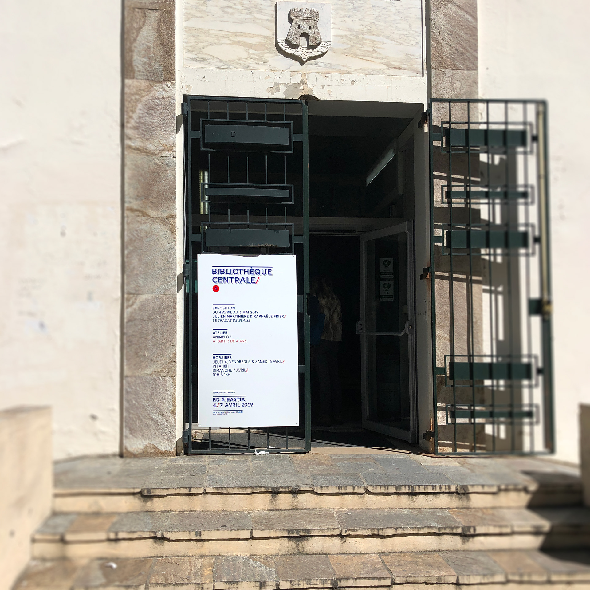 Entrée d'exposition