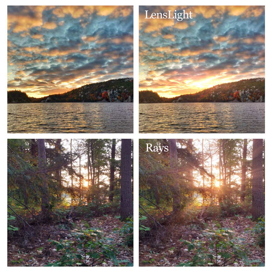 Lenslight and Rays apps