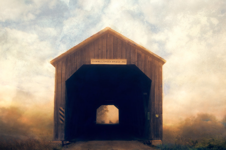 The Sawmill Creek Covered Bridge