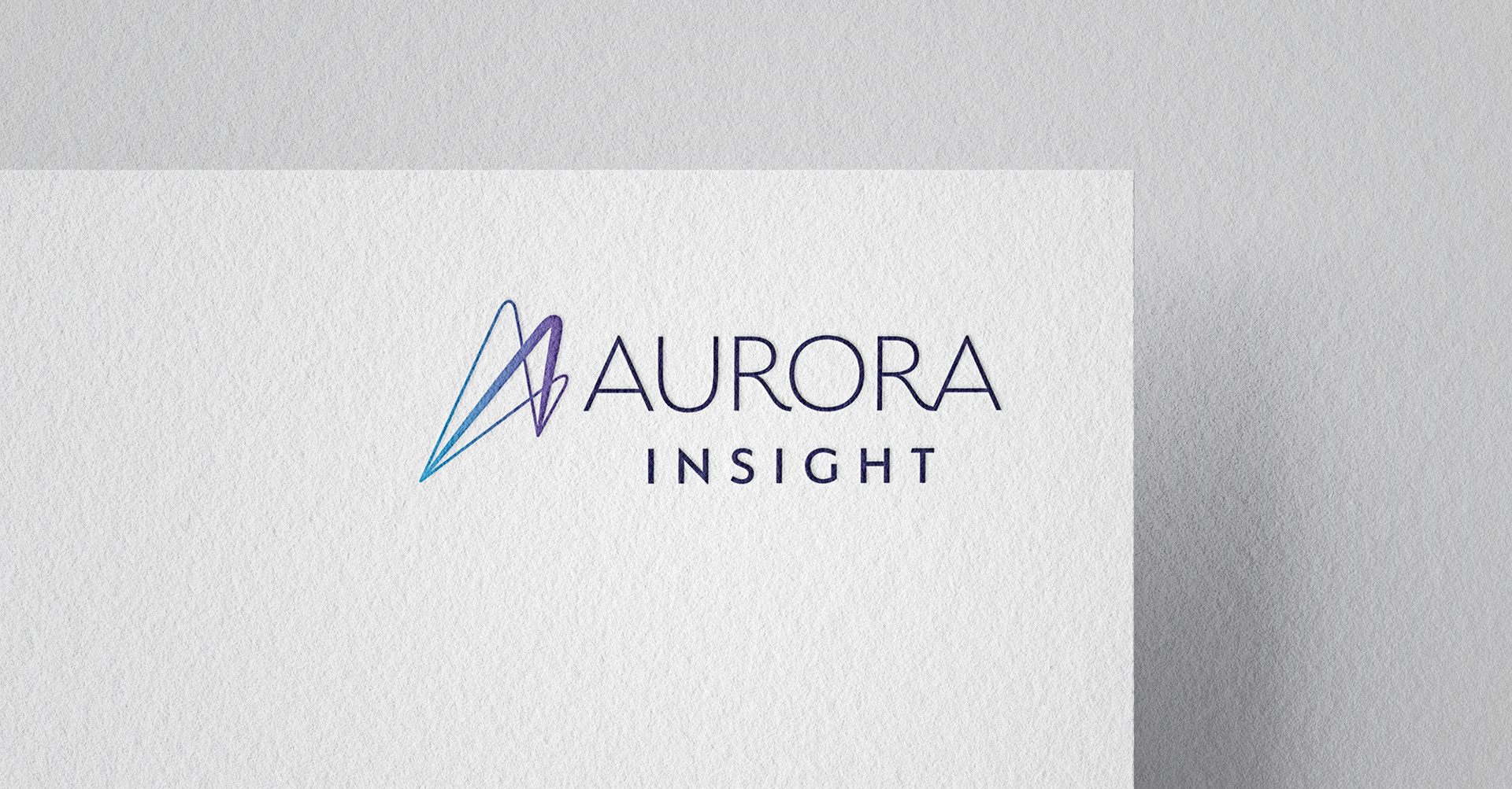 Aurora Insight Final Chosen Logo Design