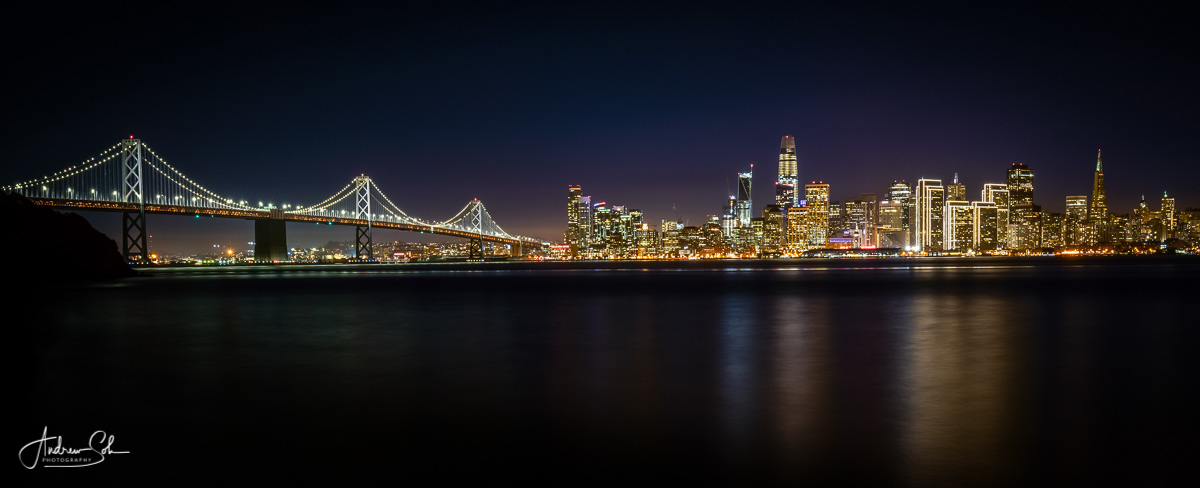 San Francisco and Bay Bridge