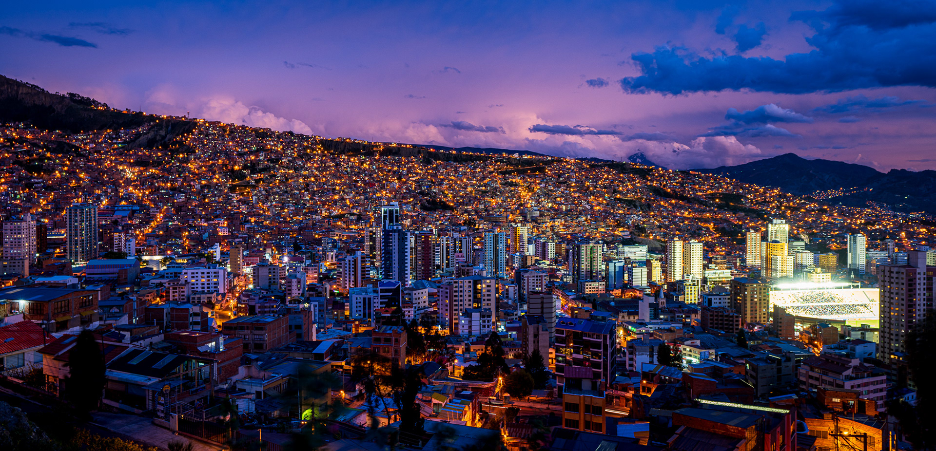 The city of La Paz