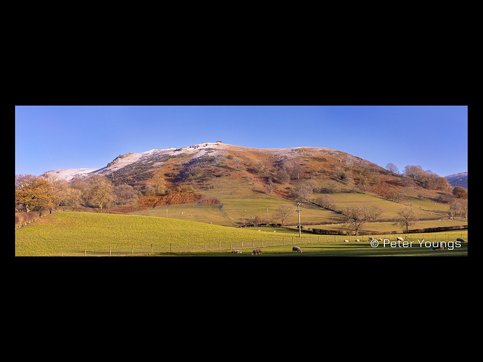 Caer Caradoc with a Dusting of Snow - Church Stretton
