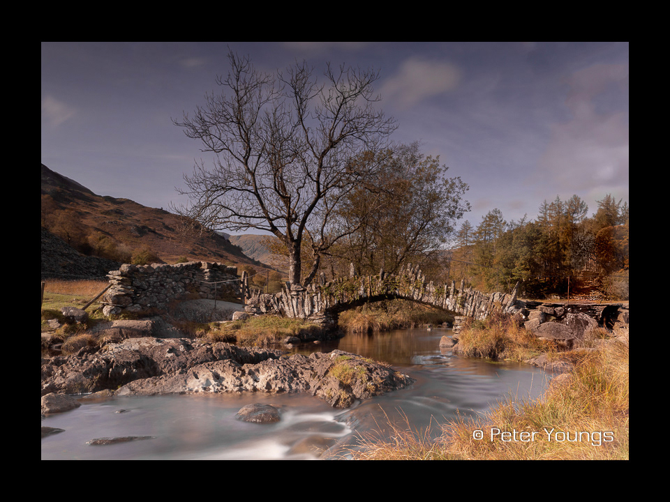 Slaters Bridge at Little Langdale in the English Lake District