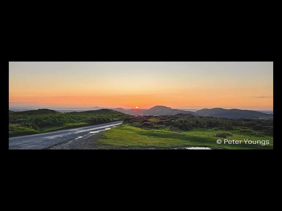 A Soulful Sunrise Above Lawley from the Top of the Long Mynd - Church Stretton