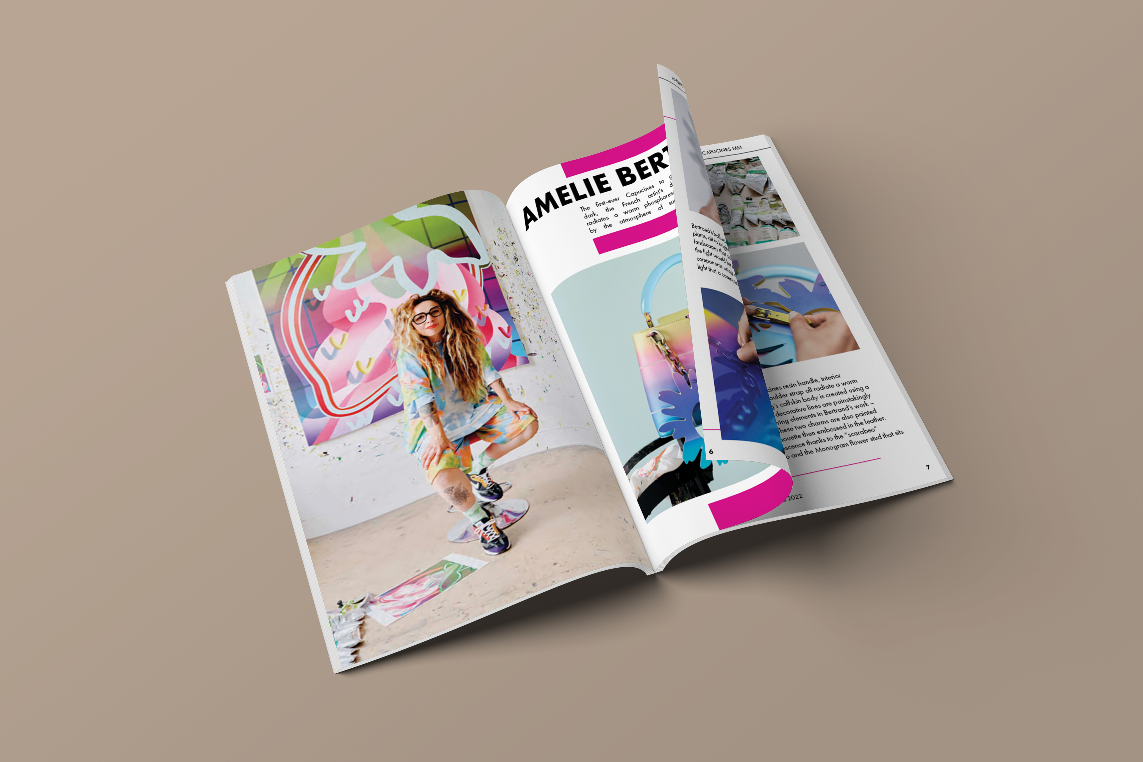 Laura Aniela  Graphic Design Portfolio - Artycapucines Event Booklet