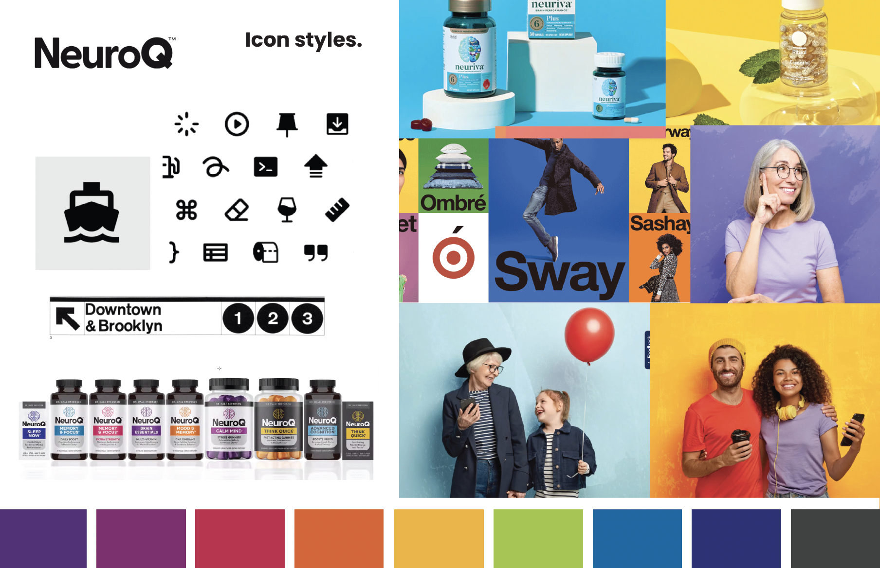 First rebrand moodboard