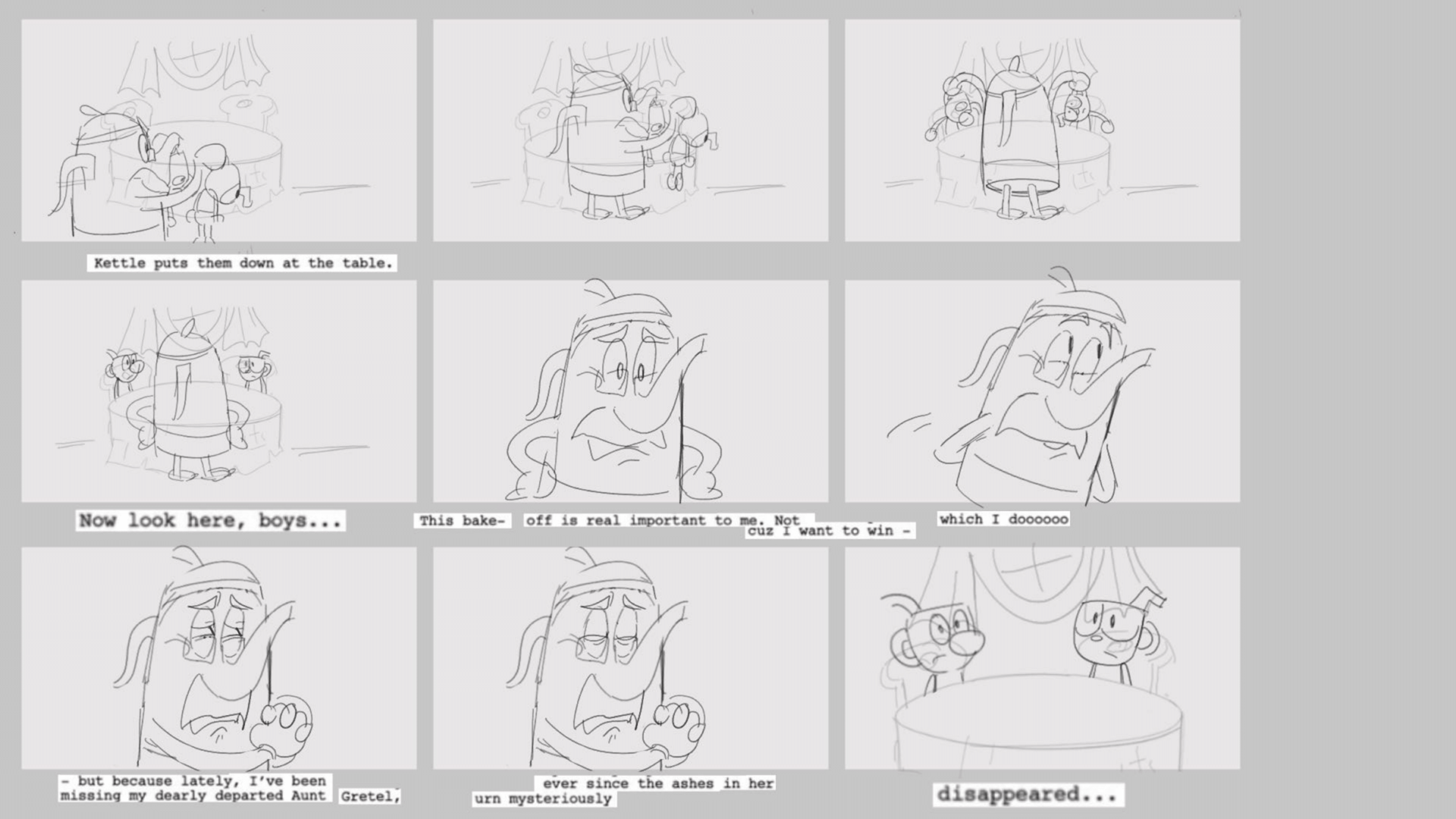 The Cuphead Show boards 8