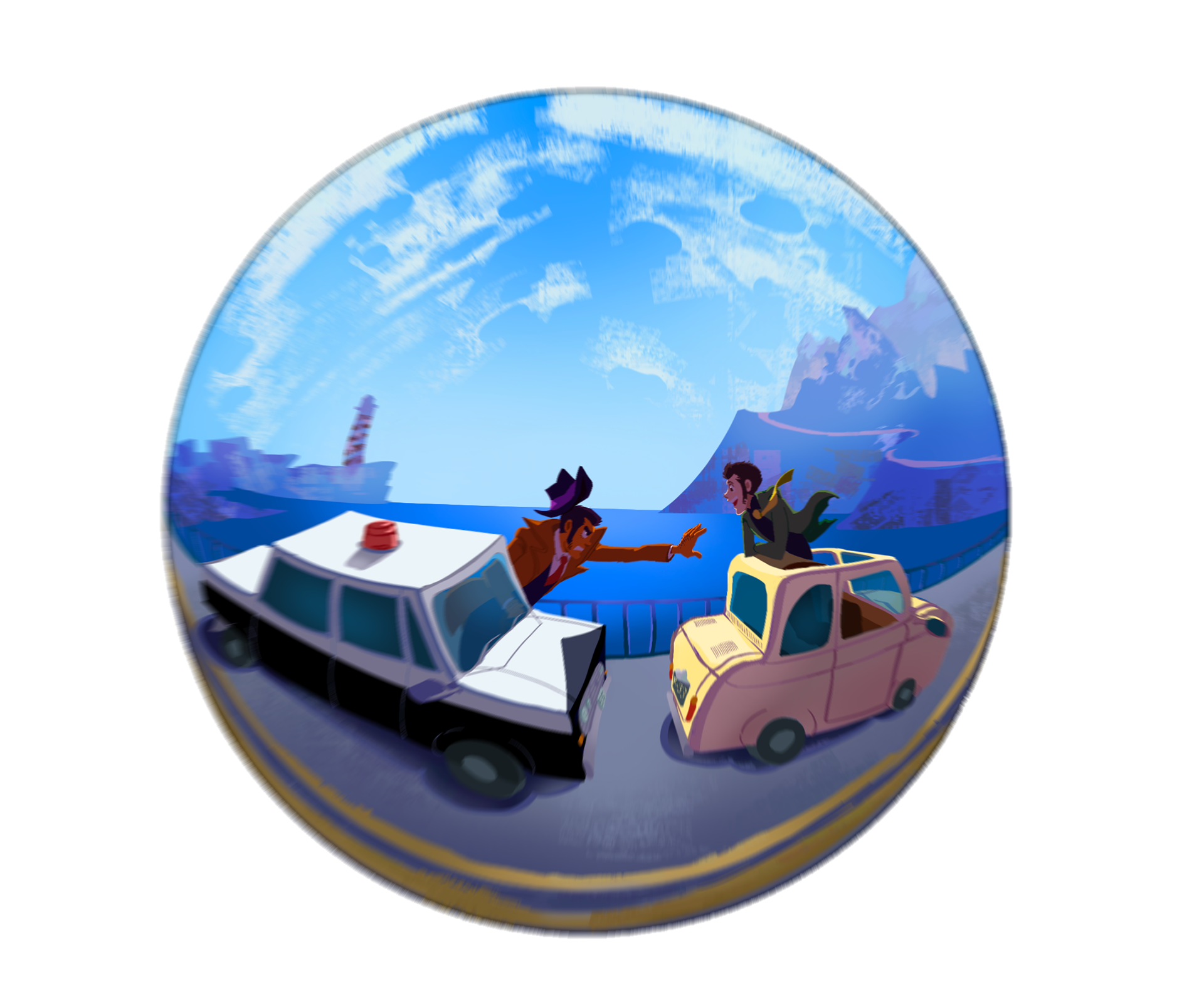 "Lupin III" Inspector Zenigata & Lupin III