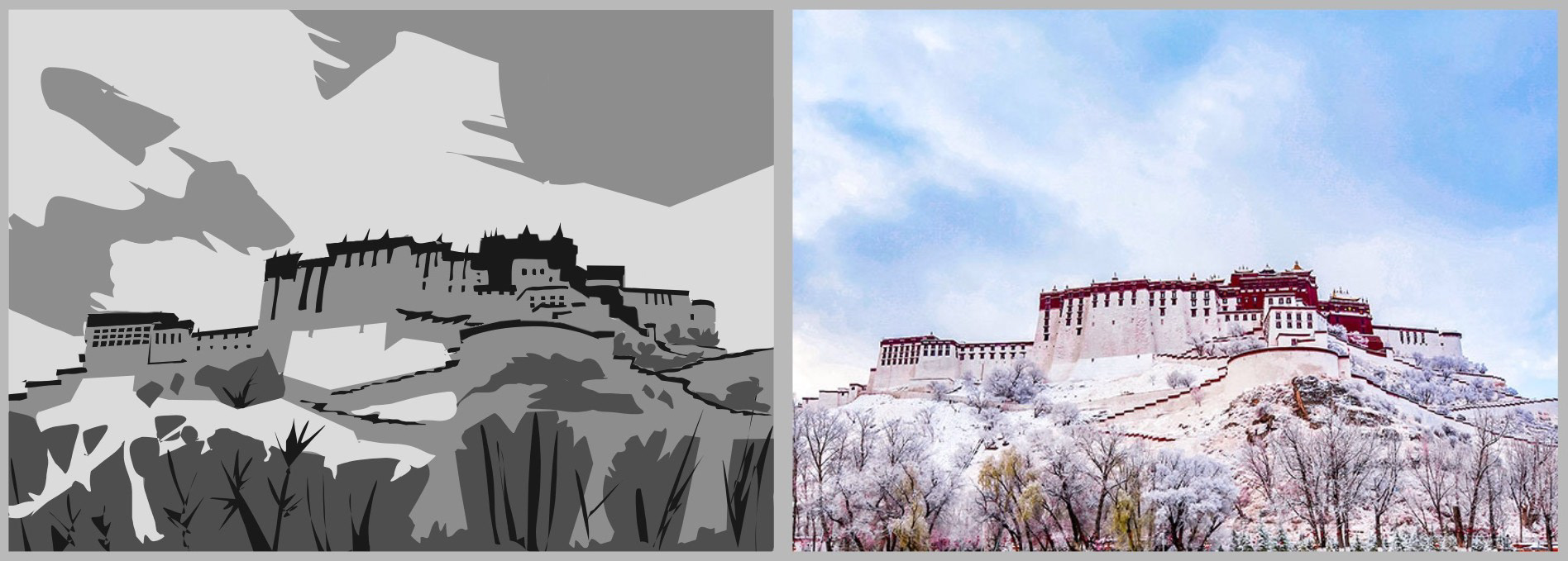 1hr Lasso tool study Potala Palace, Tibet