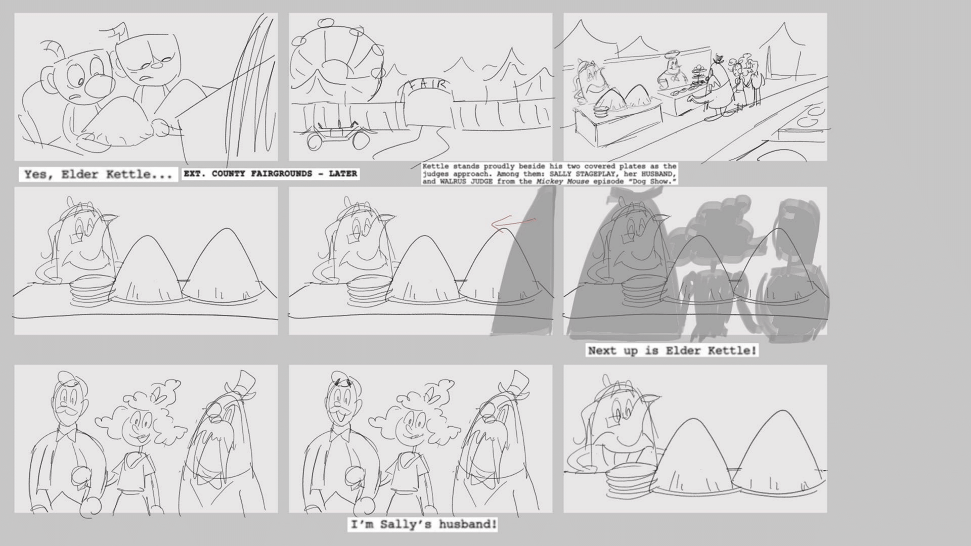 The Cuphead Show boards 12