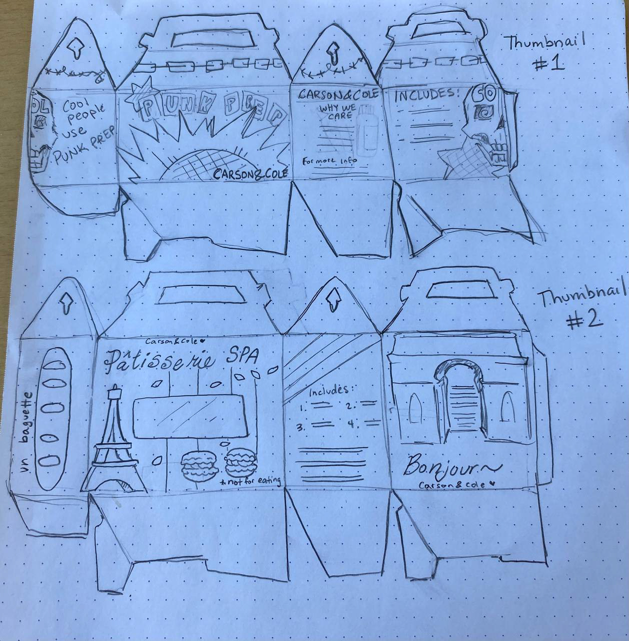 Thumbnails for the box