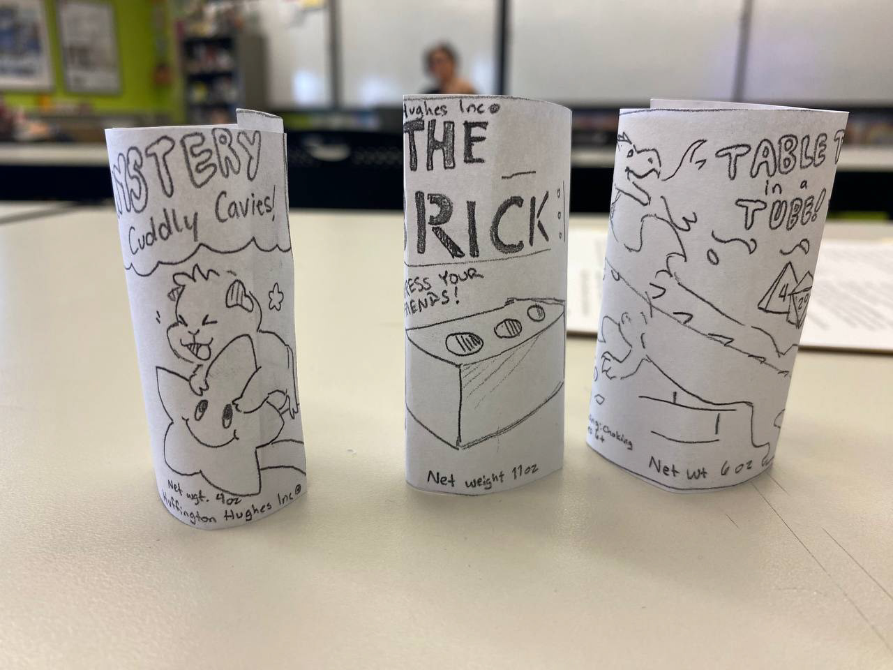 Thumbnail dummies of the cylinder project