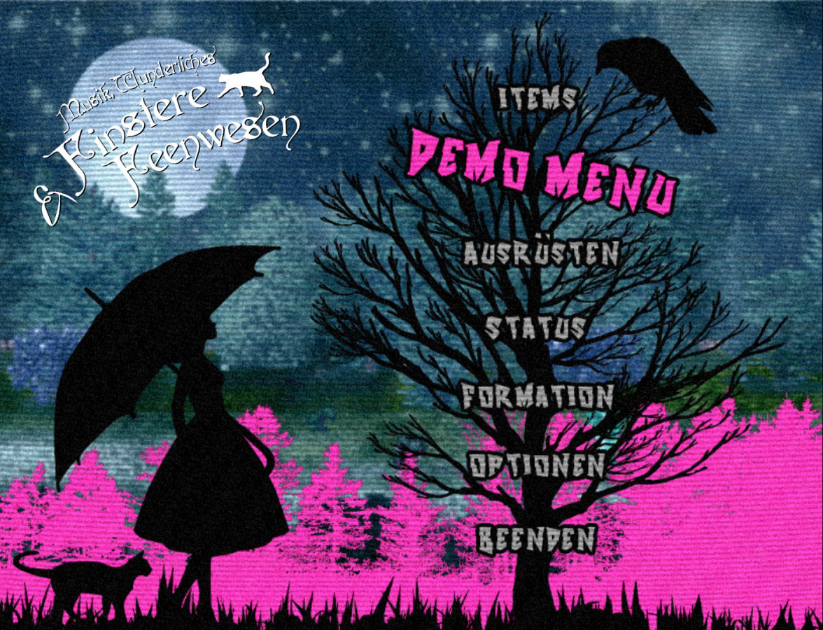Demo menue design