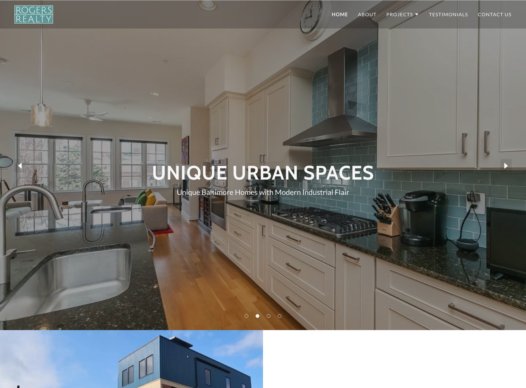 Rogers Realty: Logo refresh, website design on Squarespace platform.