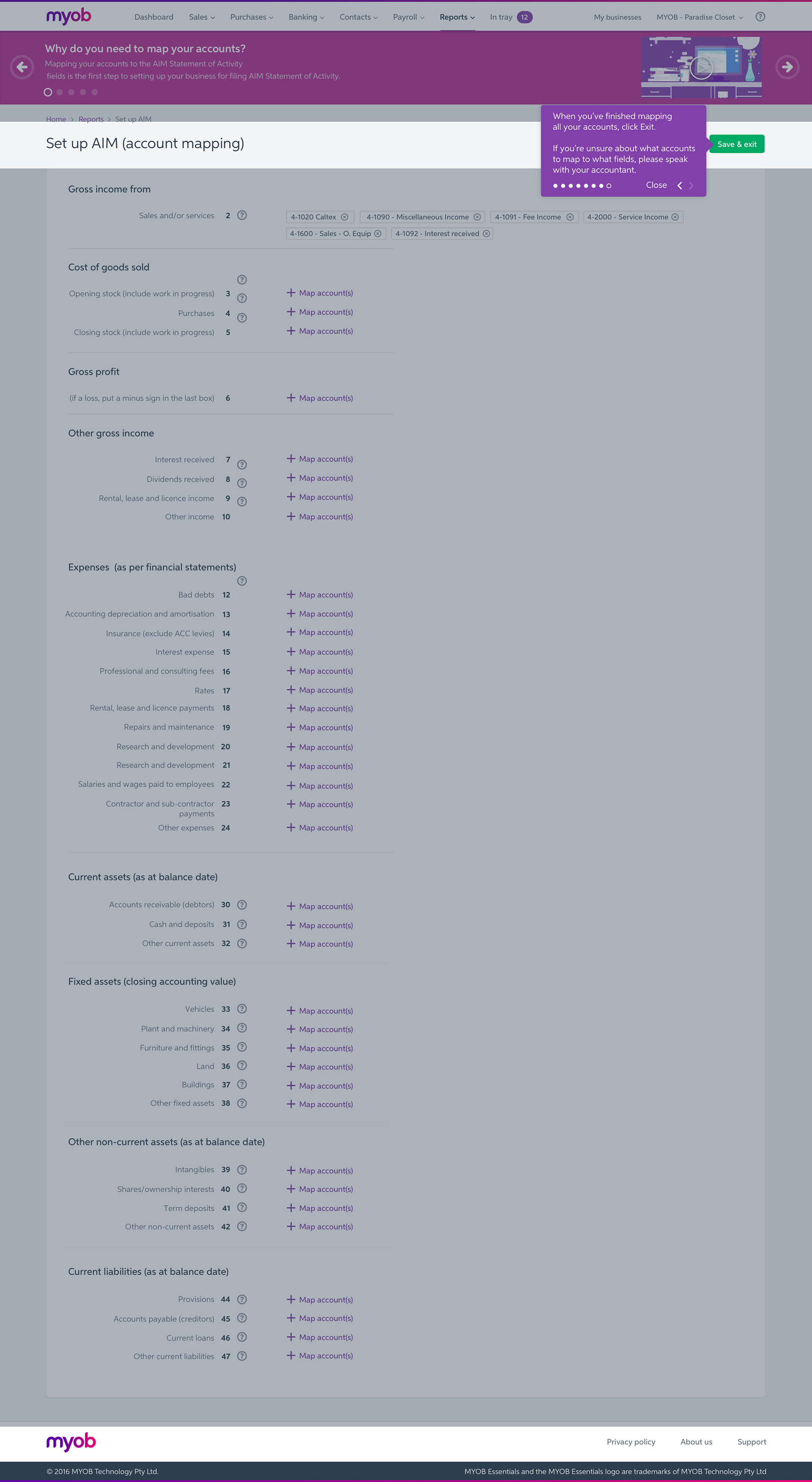 Onboarding animation