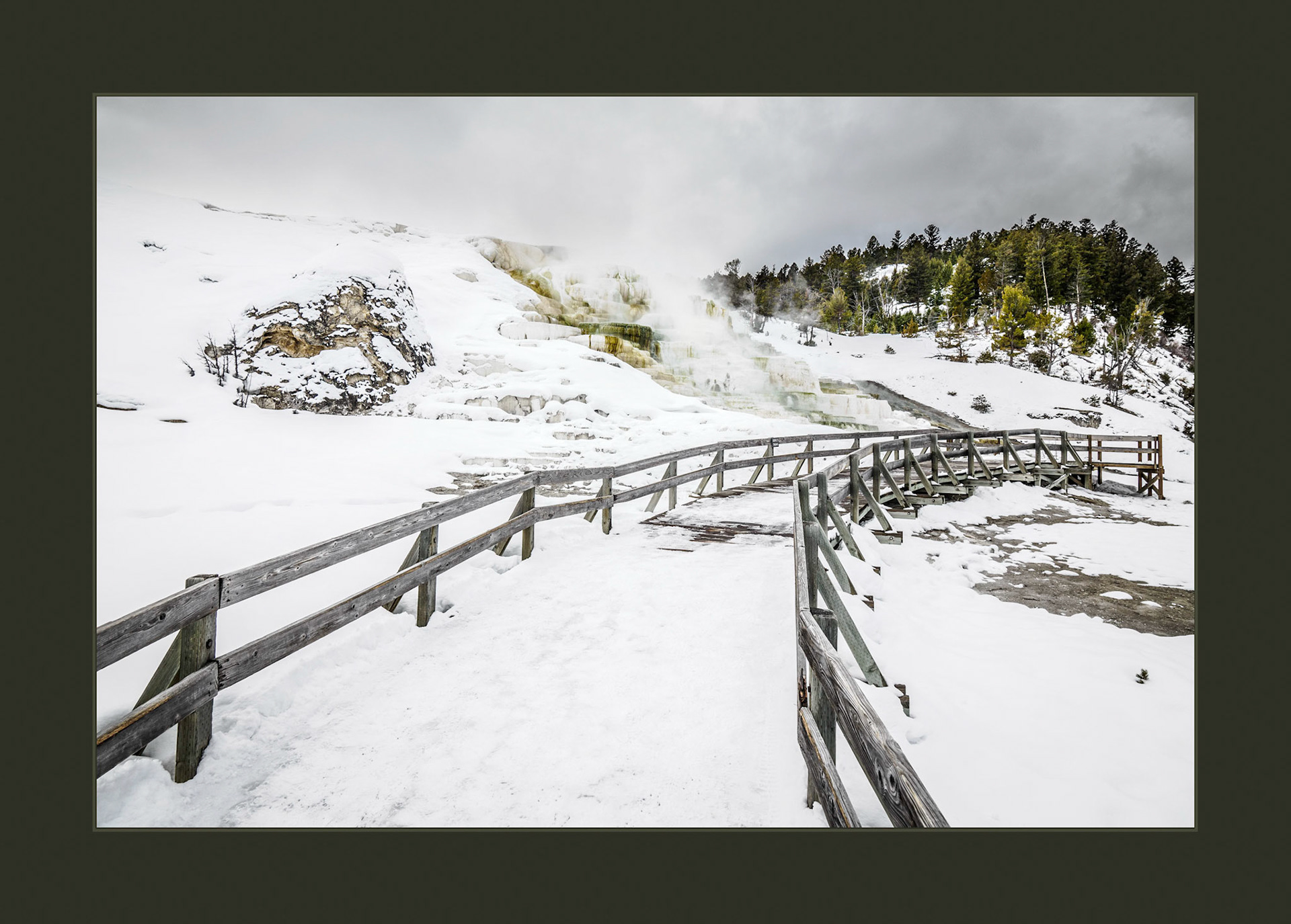 Path to the Mammoth Hot Springs