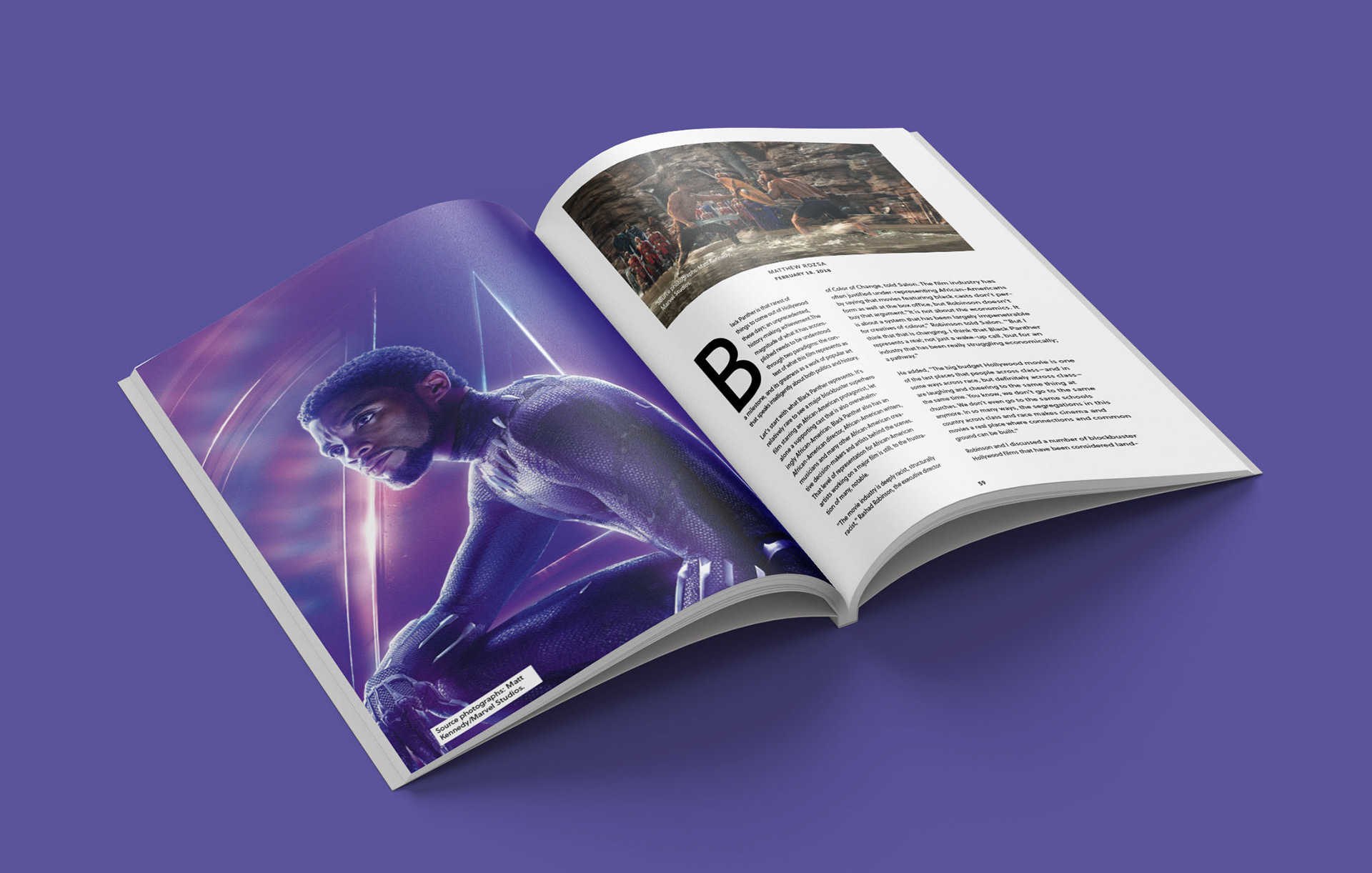 Example of inside pages
