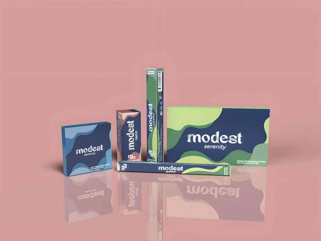 Set of makeup products 