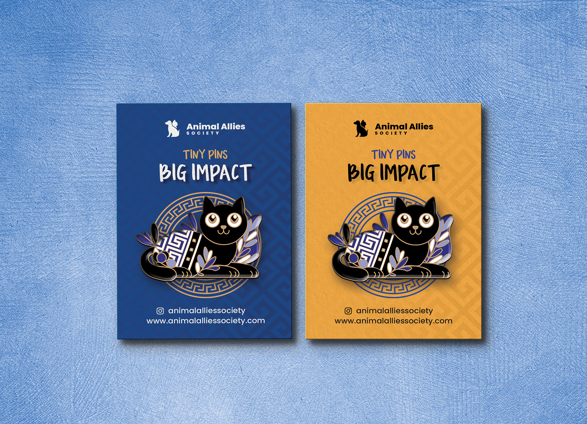 Pin packaging designs