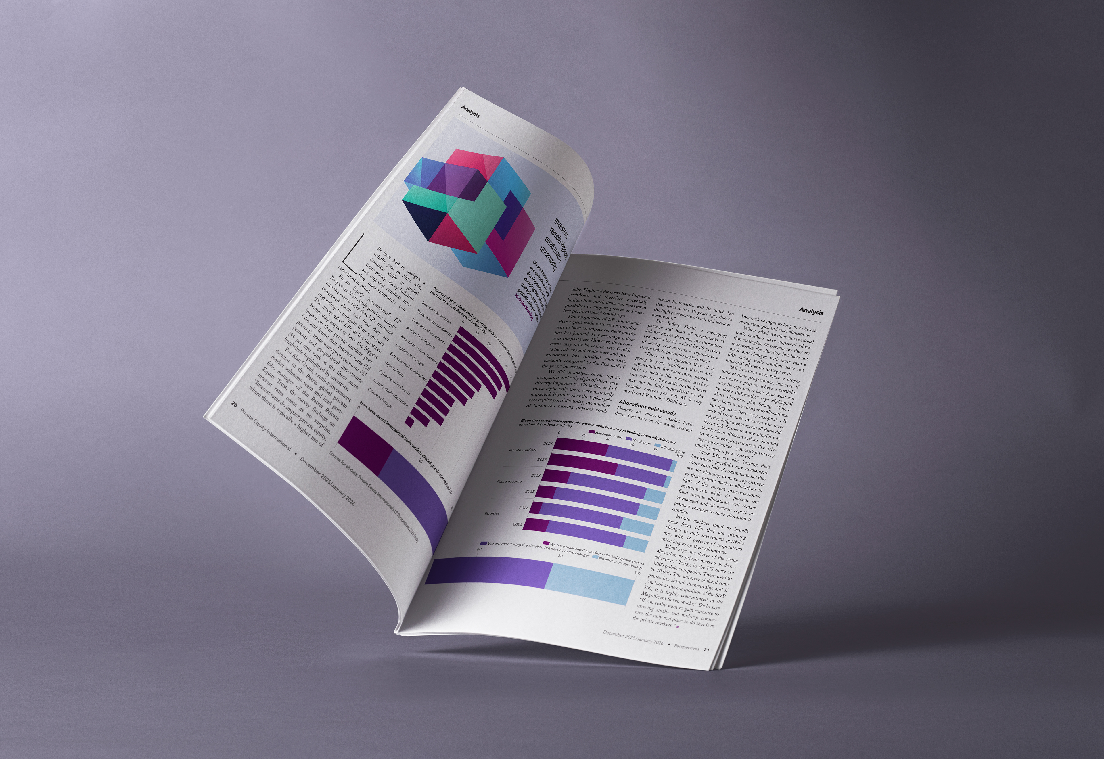 Data spread from Private Equity International's December 2025/January 2026 issue