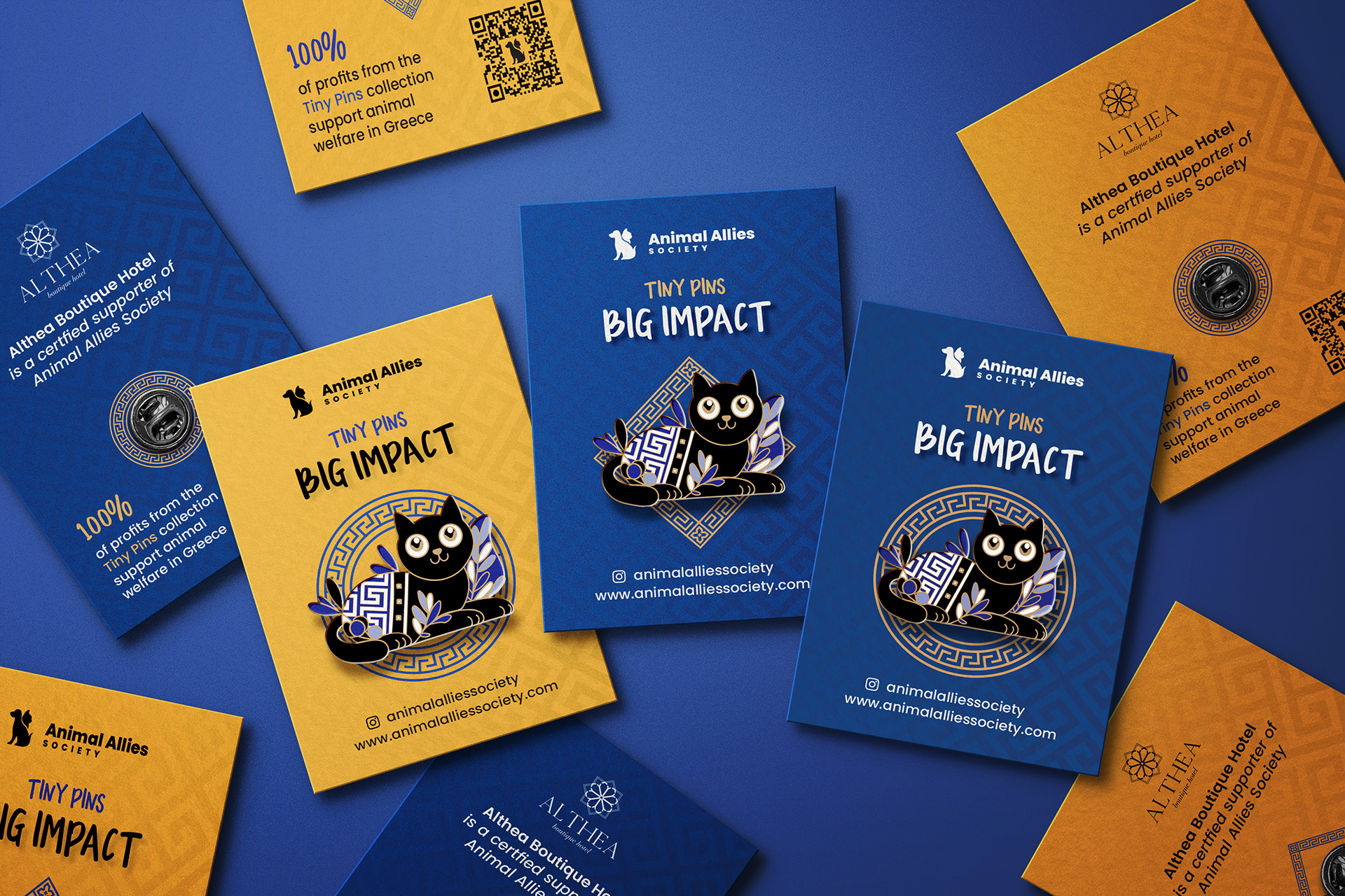 Pin packaging designs