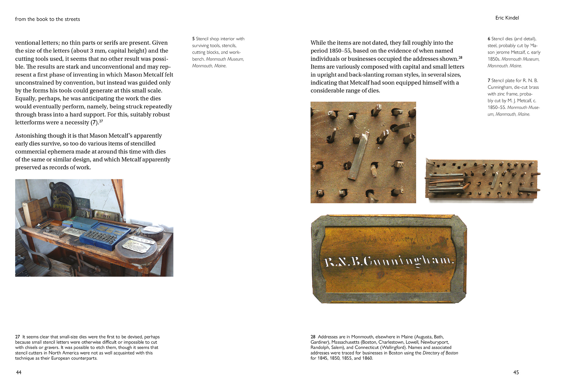 Example of inside pages