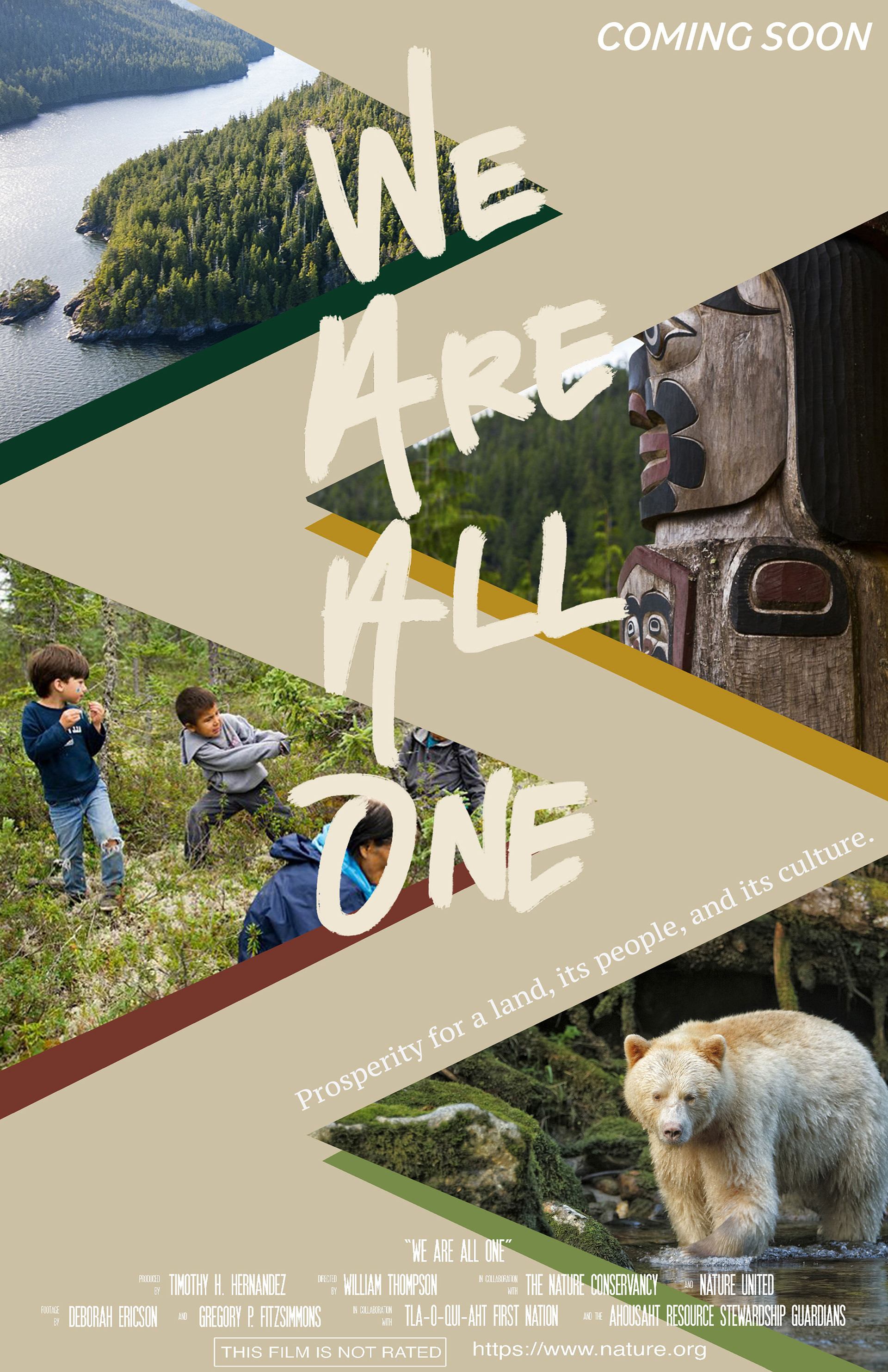 "We Are All One" Movie Poster. Adobe Illustrator. 2020