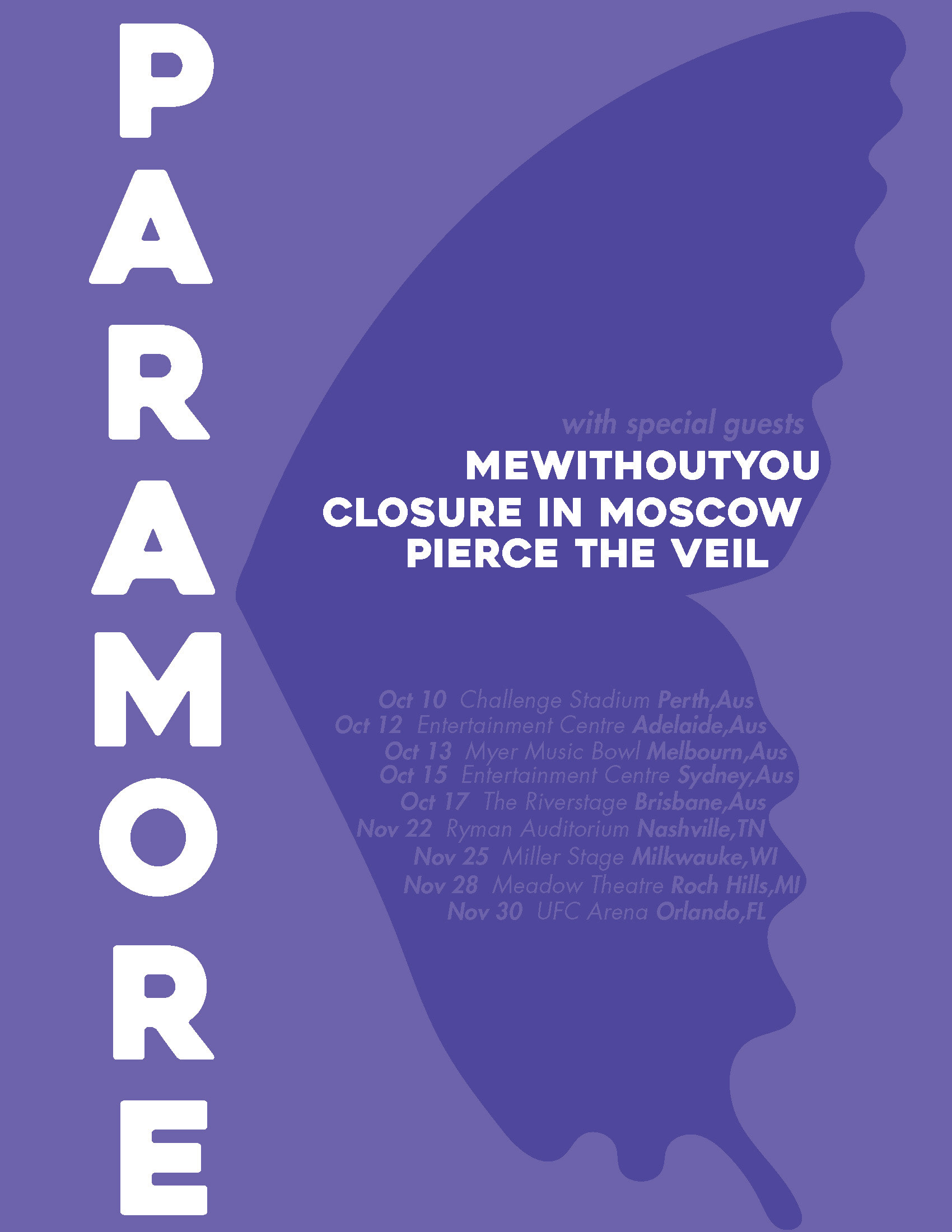 Concert Poster Redesign II. Adobe Illustrator. 2021.