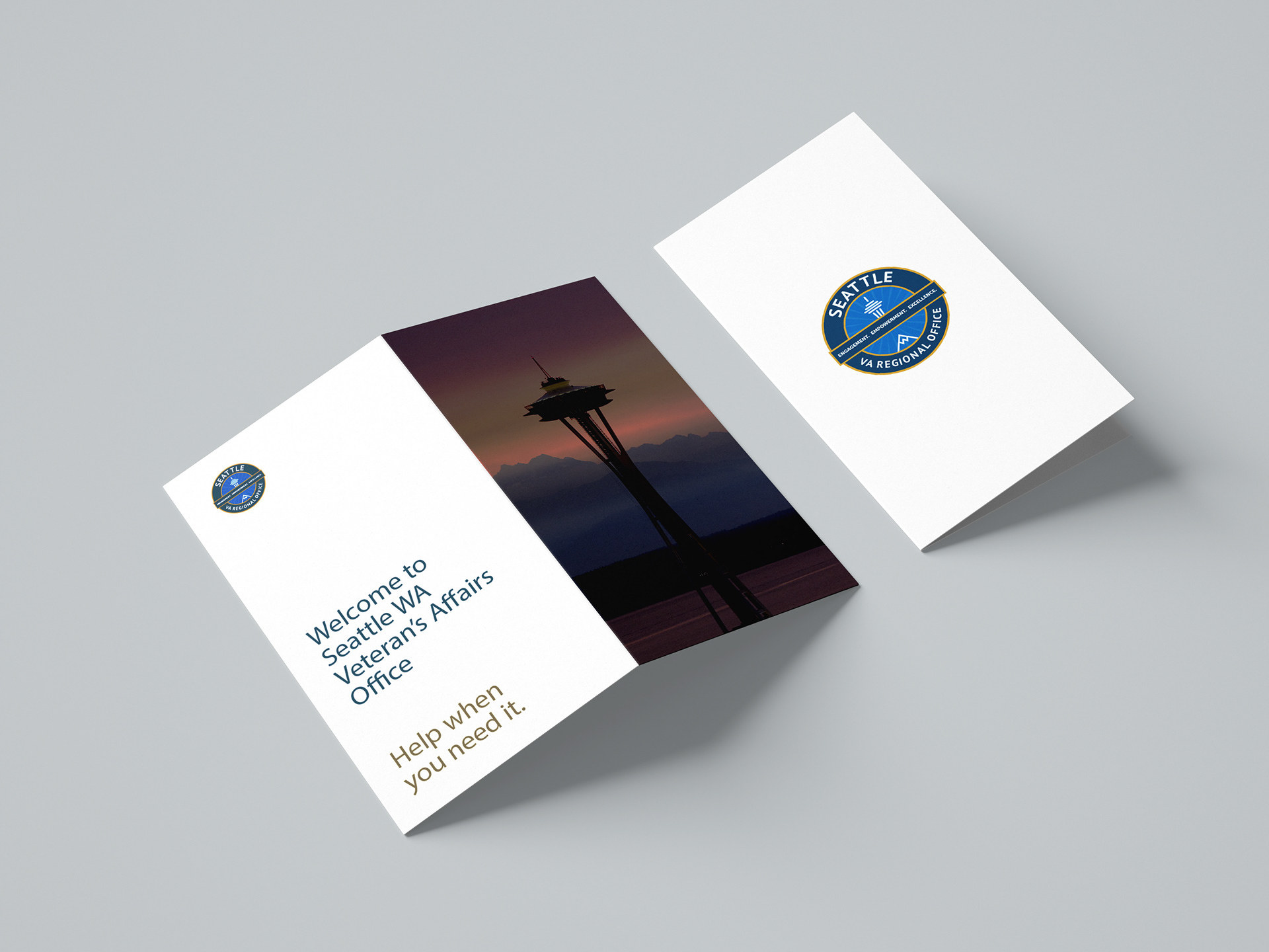 2 panel brochure