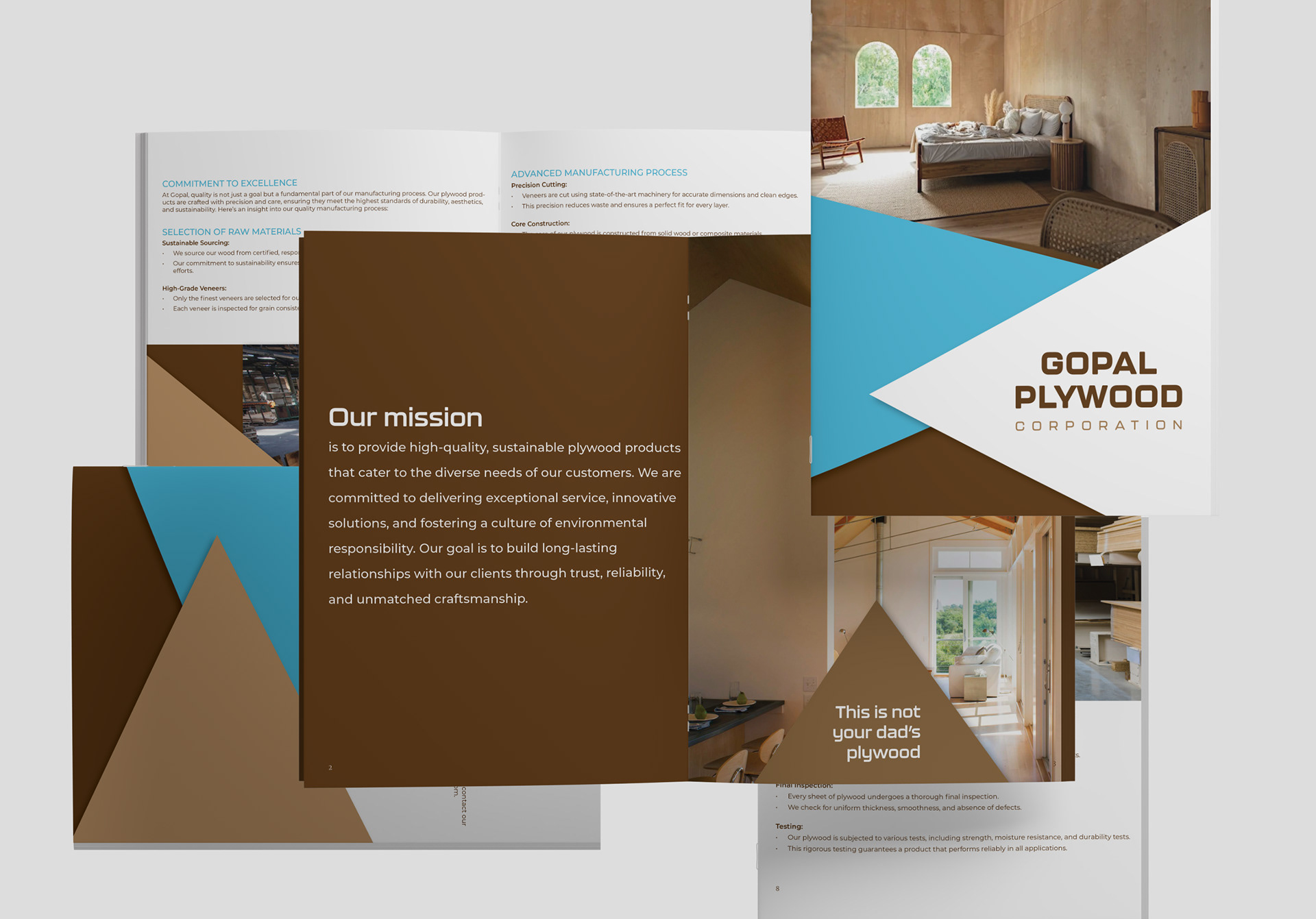 Saddle-stitch brochure