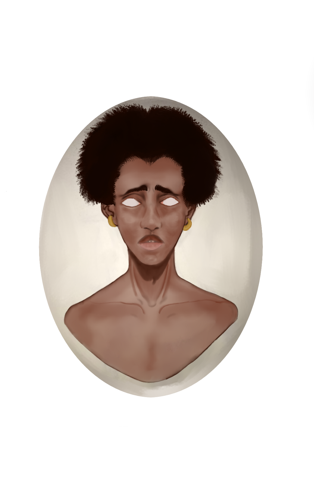 Shock/Disbelief Digital Illustration (Altered Version), 11 x 17in., Krita, Clip Studio Paint, 2021