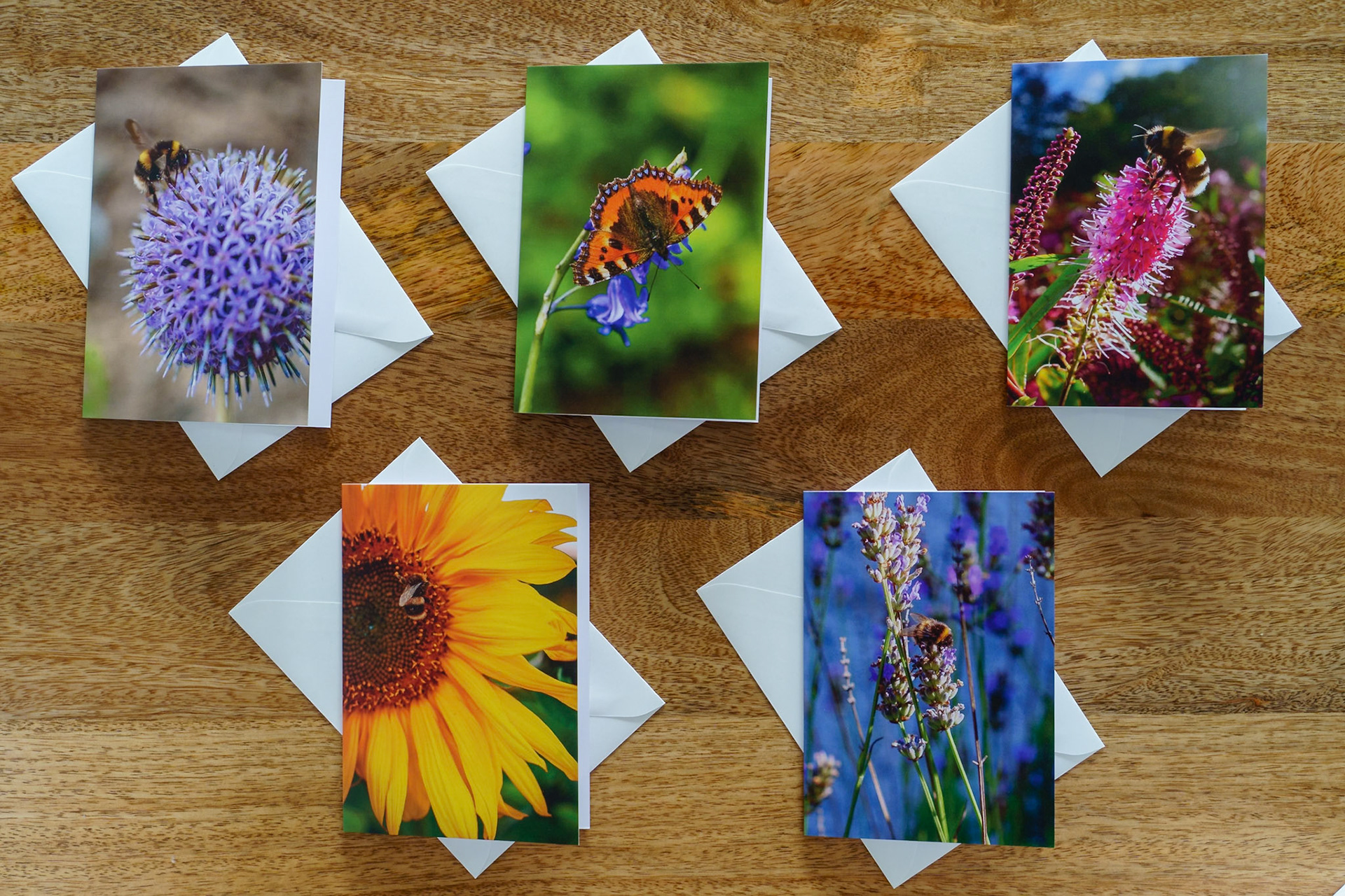 Set of five flying ones