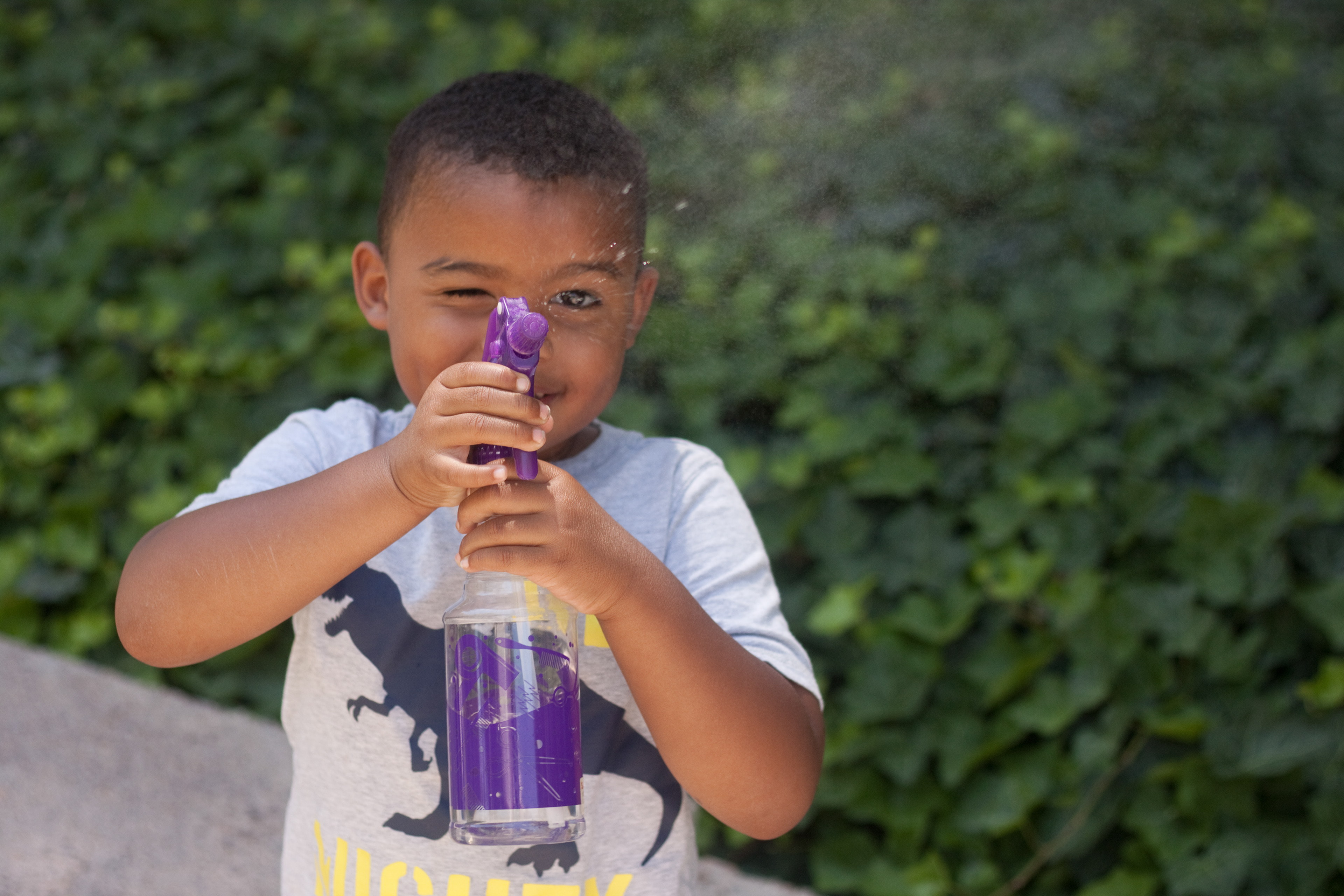 Fun, impromptu action shot with a small model.  June 2014 | Canon Rebel T1i, Fixed 50mm