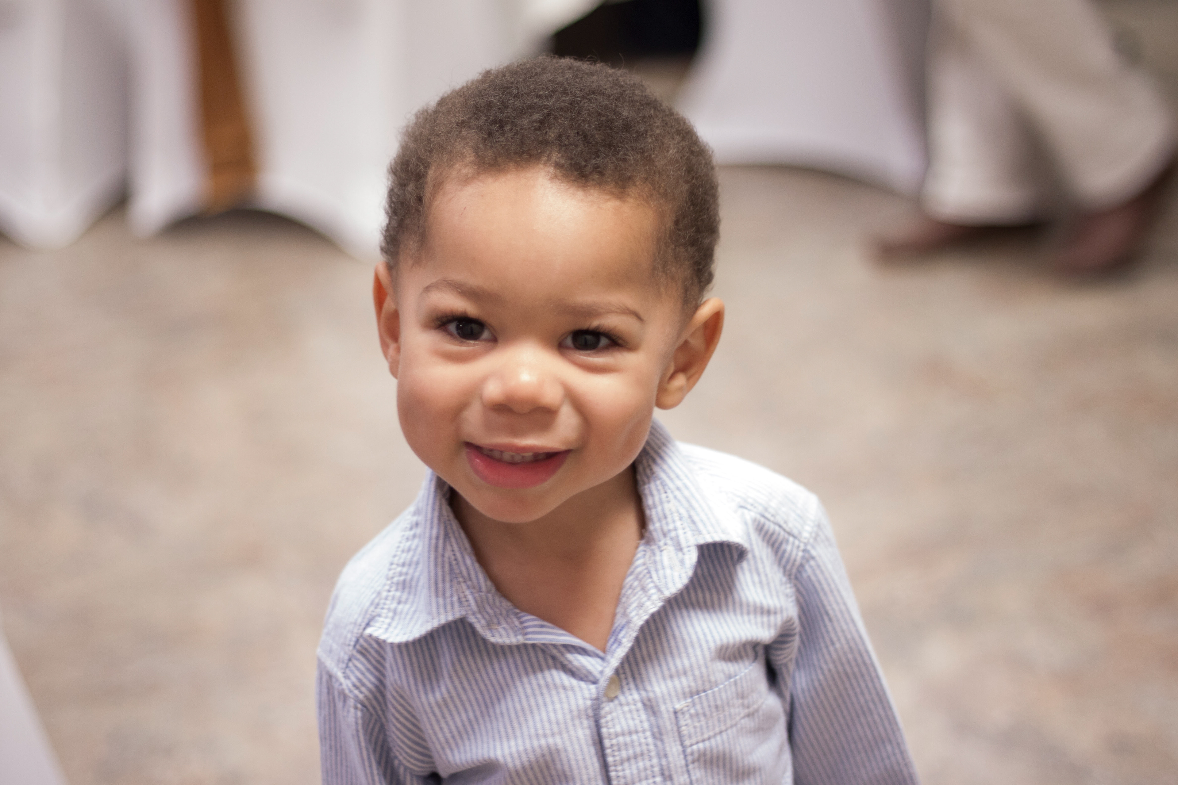 Fun, impromptu action shot with a small model at an event. April 2018 | Canon Rebel T1i, Fixed 50mm