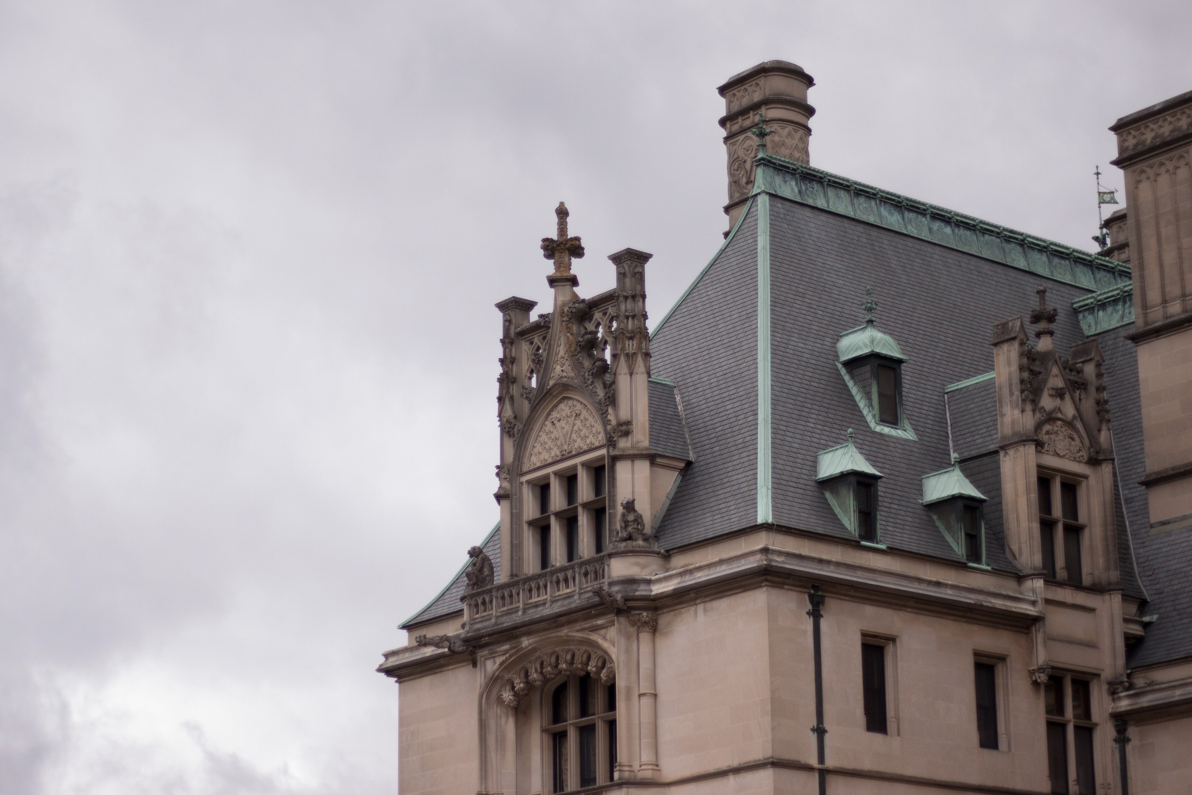 Biltmore Mansion exterior, December 2017 | Canon Rebel T1i, Fixed 50mm lens