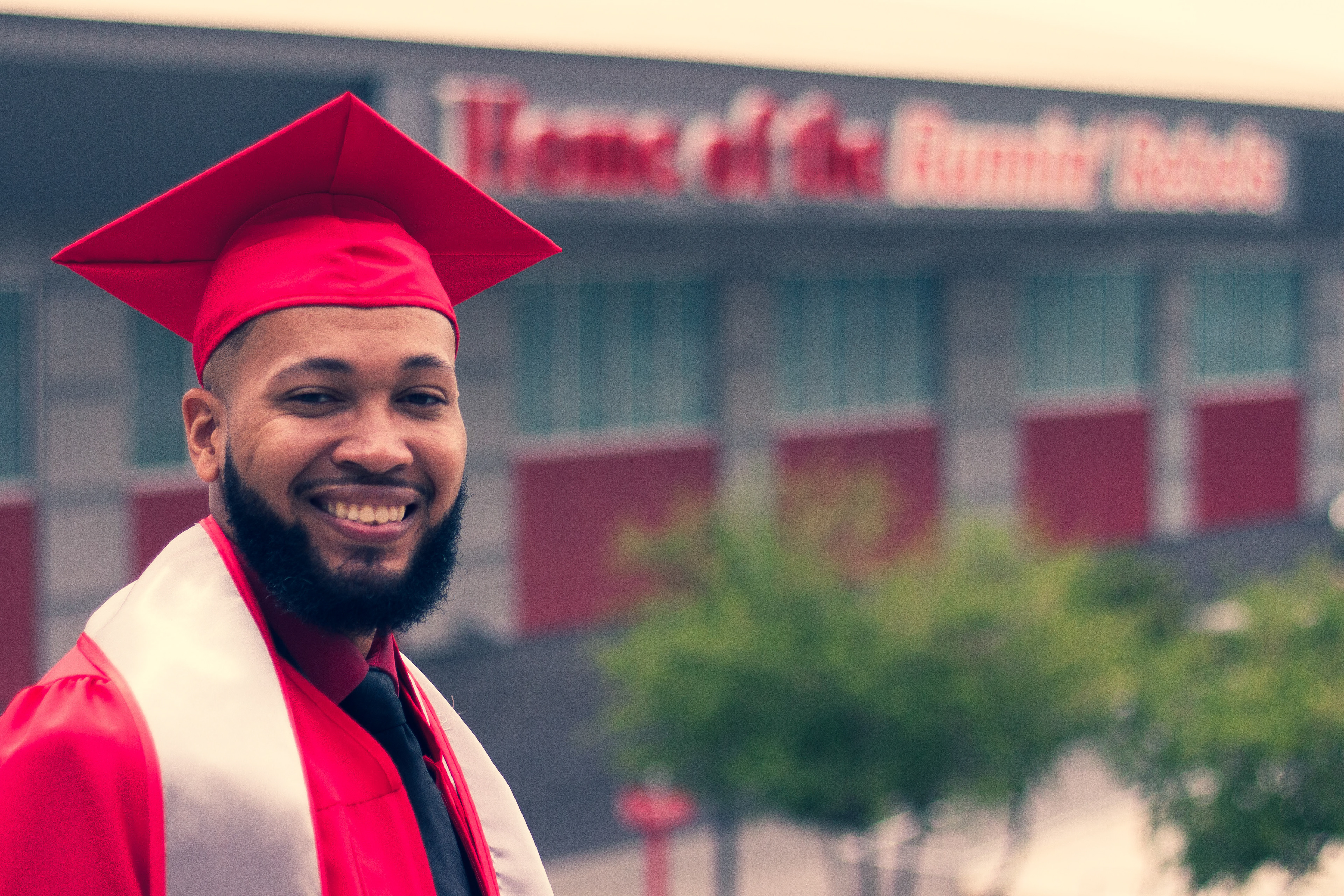 Graduation shot using natural light. May 2019 | Canon Rebel T1i, Fixed 50mm lens, Photoshop CC