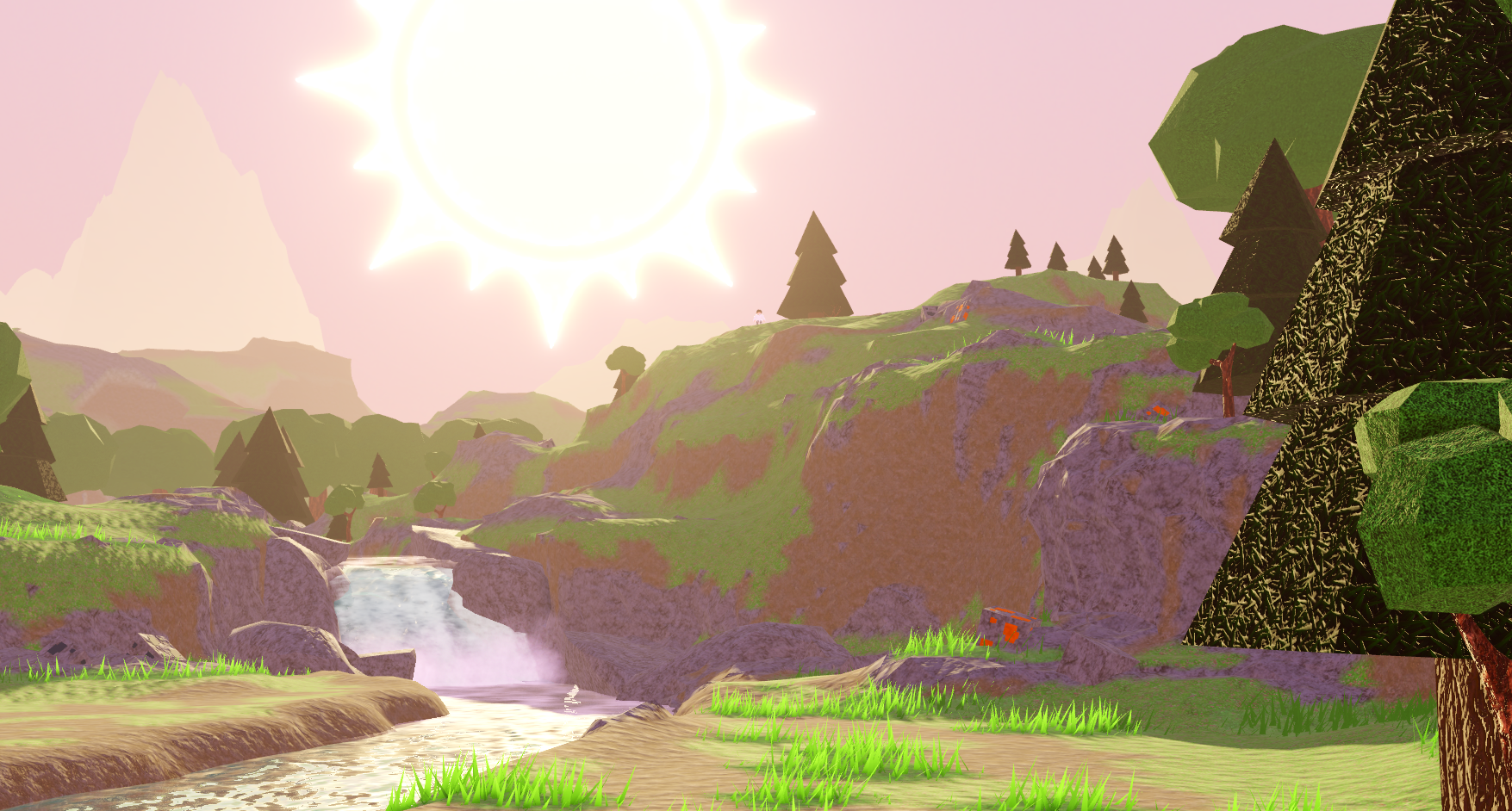 Sunrise over the town of SunnyVale